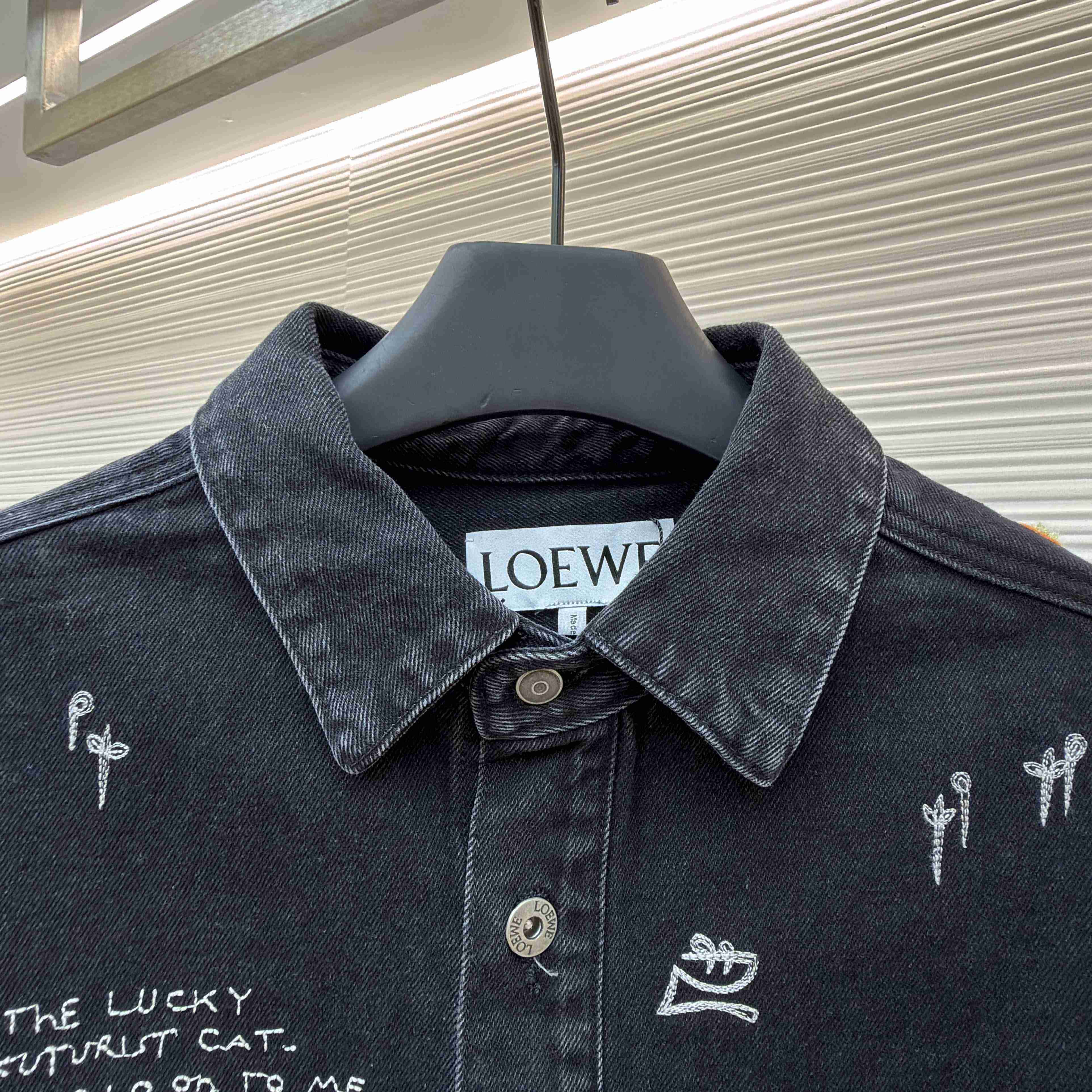 Loewe Overshirt In Denim - DopestKickz