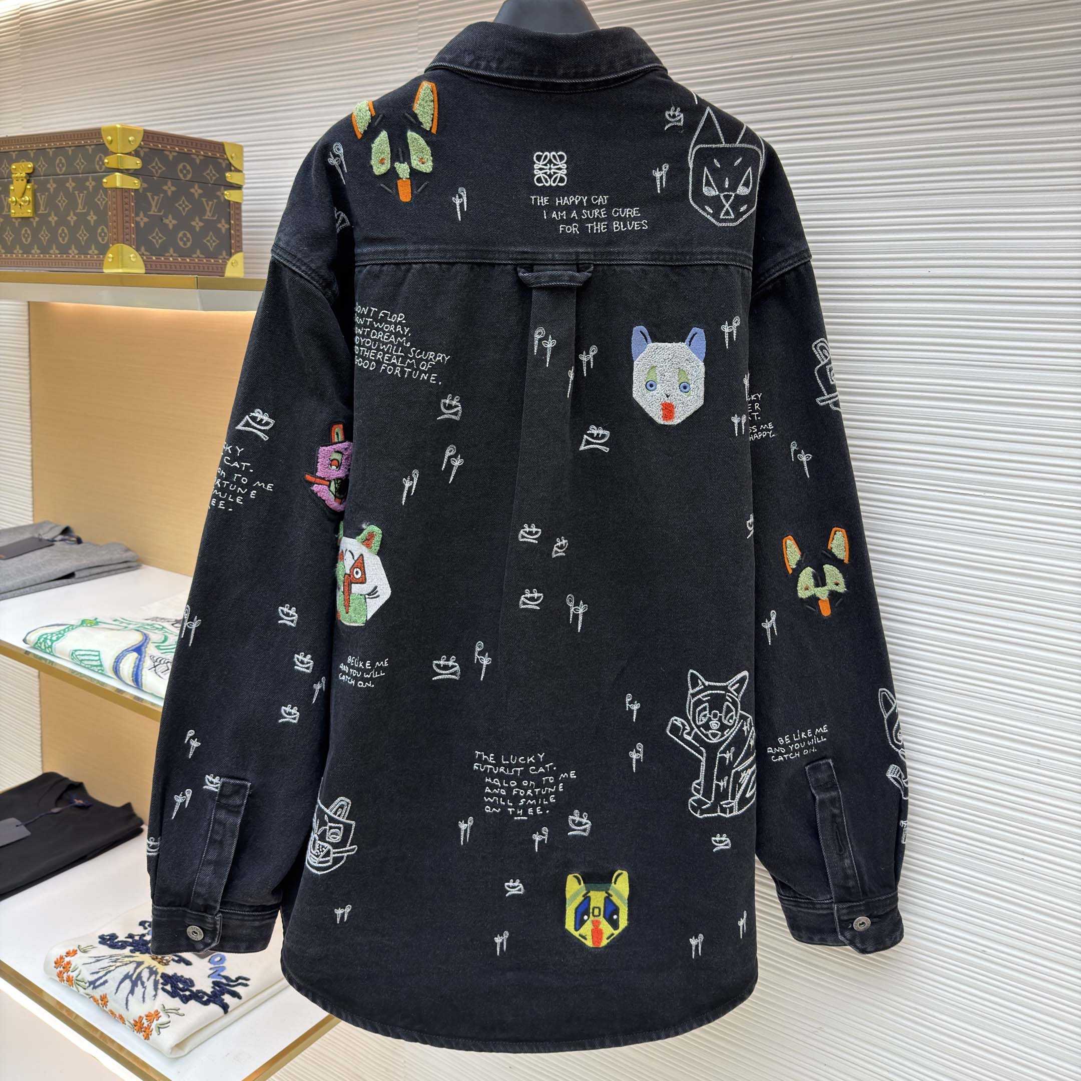 Loewe Overshirt In Denim - DopestKickz