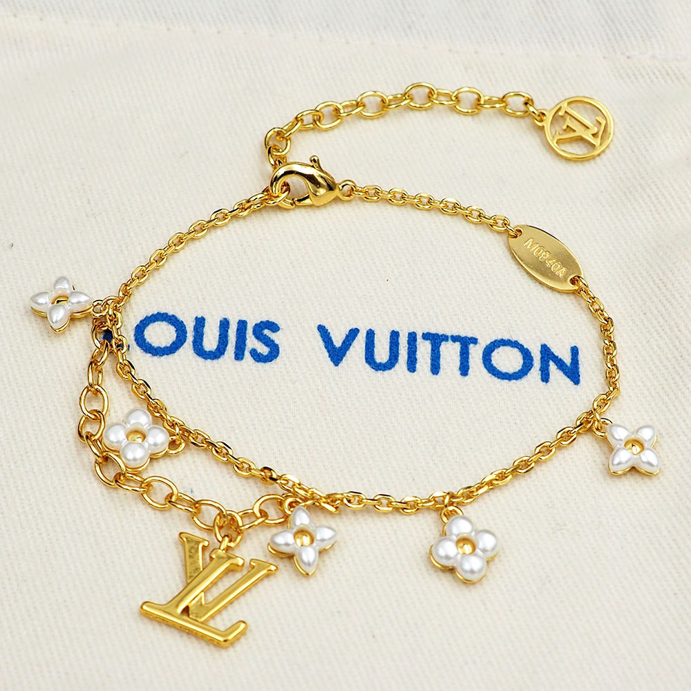 Louis Vuitton LV Floragram Bracelet  M0940A - DopestKickz