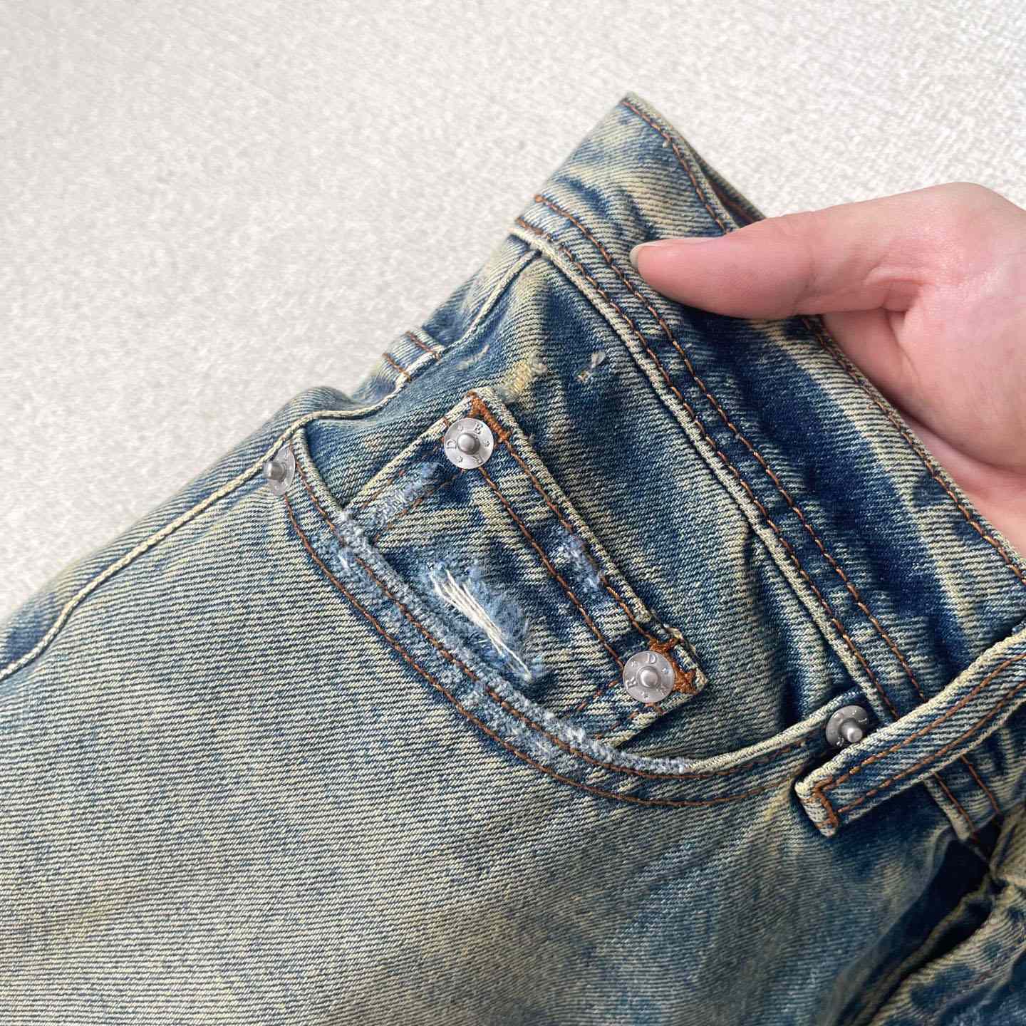 Enfants Riches Déprimés Corpse Pose Jeans 'Yellow Tint' - DopestKickz