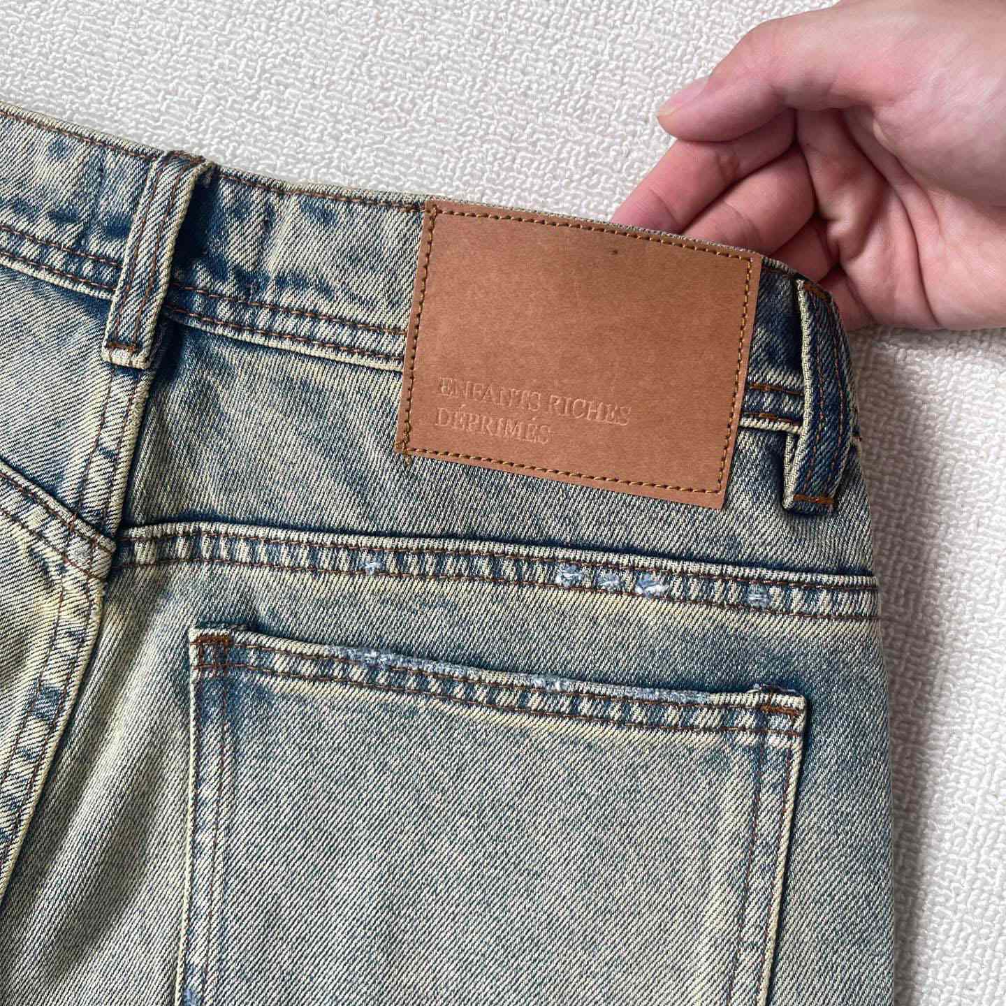 Enfants Riches Déprimés Corpse Pose Jeans 'Yellow Tint' - DopestKickz