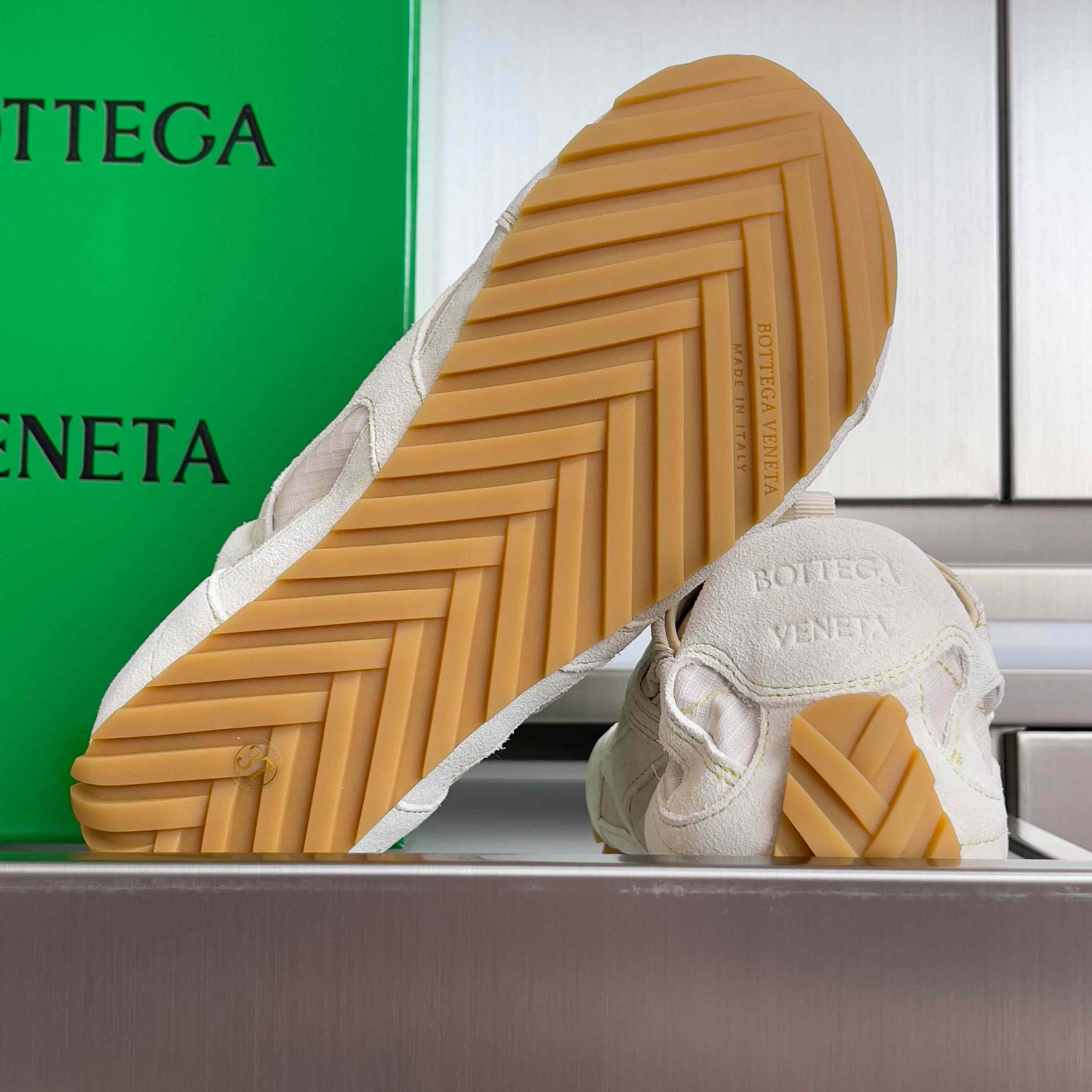 Bottega Veneta Orbit Flash Sneaker - DopestKickz