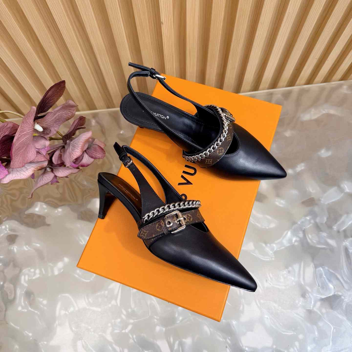 Louis Vuitton LV Vibe Slingback Pump - DopestKickz