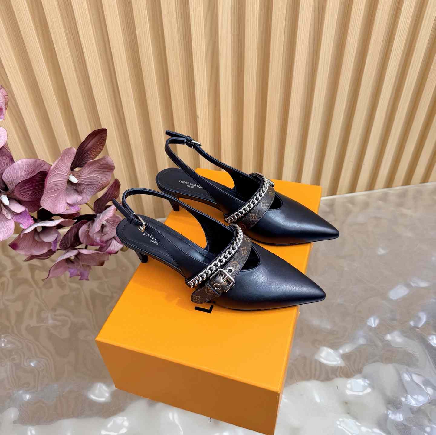 Louis Vuitton LV Vibe Slingback Pump - DopestKickz