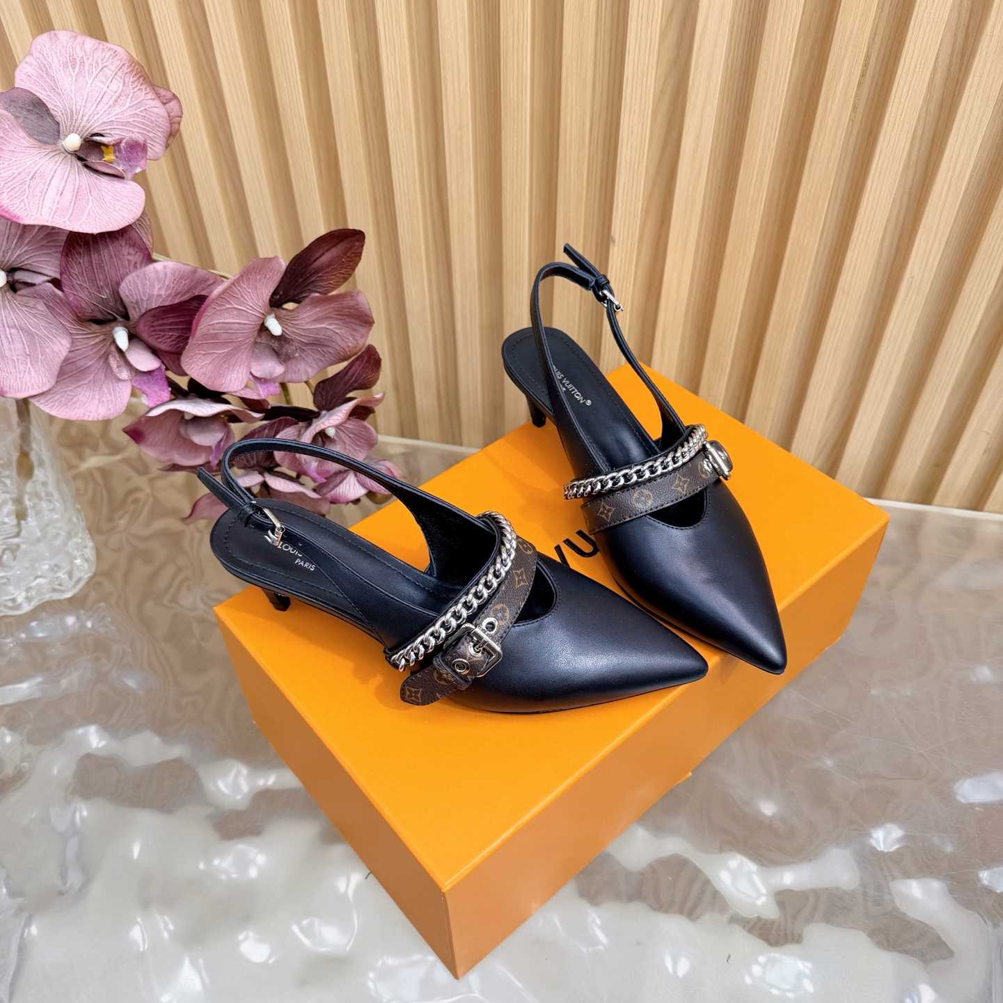 Louis Vuitton LV Vibe Slingback Pump - DopestKickz