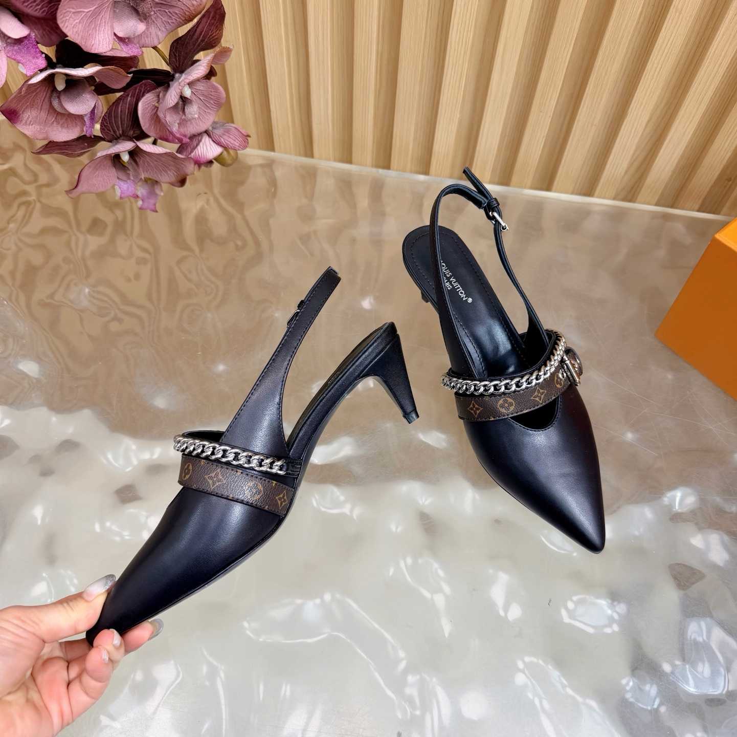 Louis Vuitton LV Vibe Slingback Pump - DopestKickz