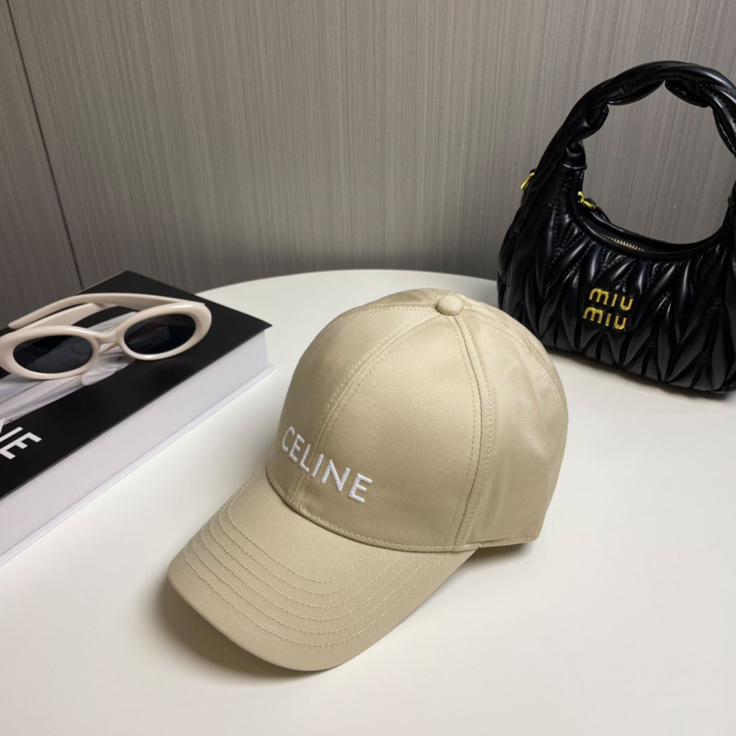 Celine Baseball Cap In Cotton - DopestKickz