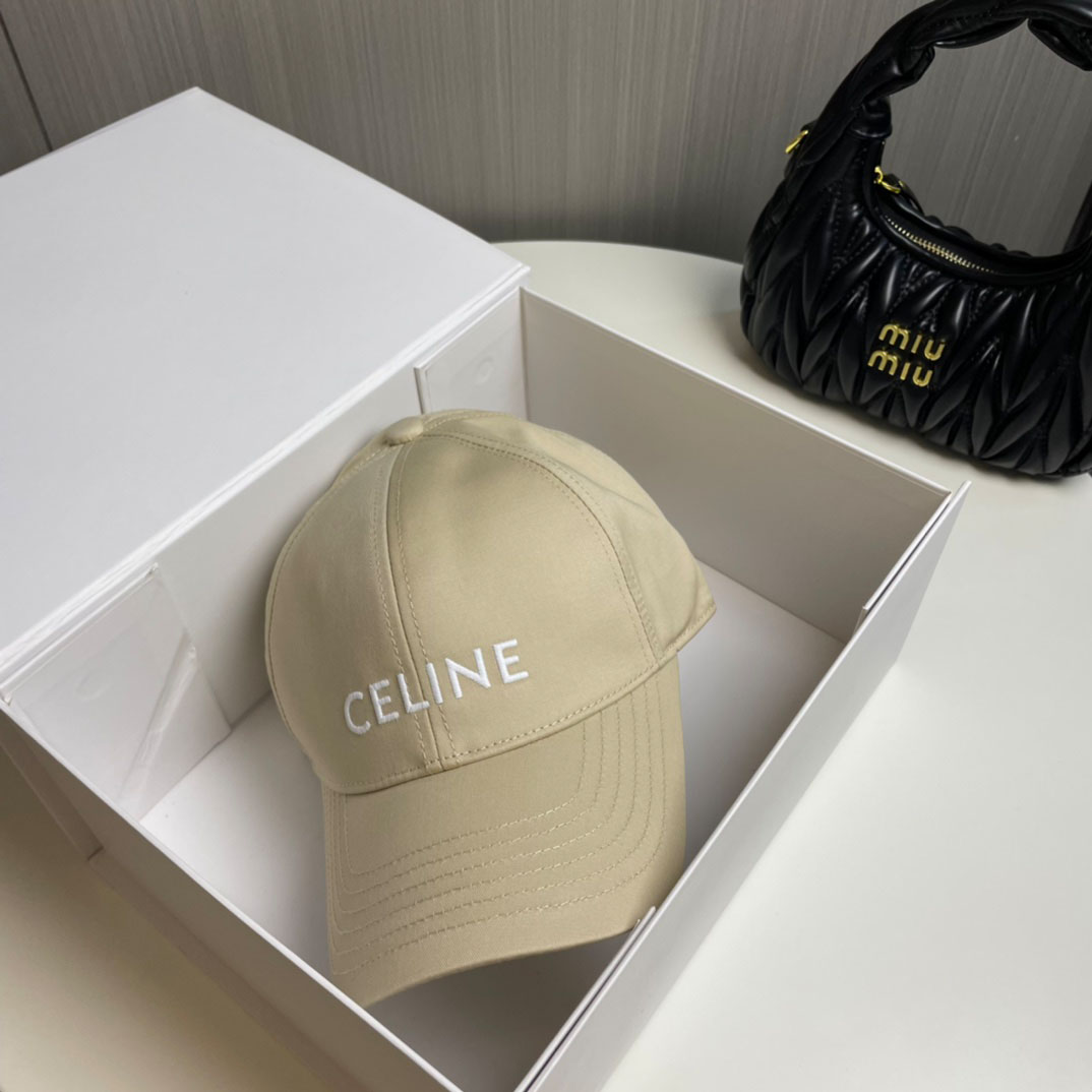 Celine Baseball Cap In Cotton - DopestKickz