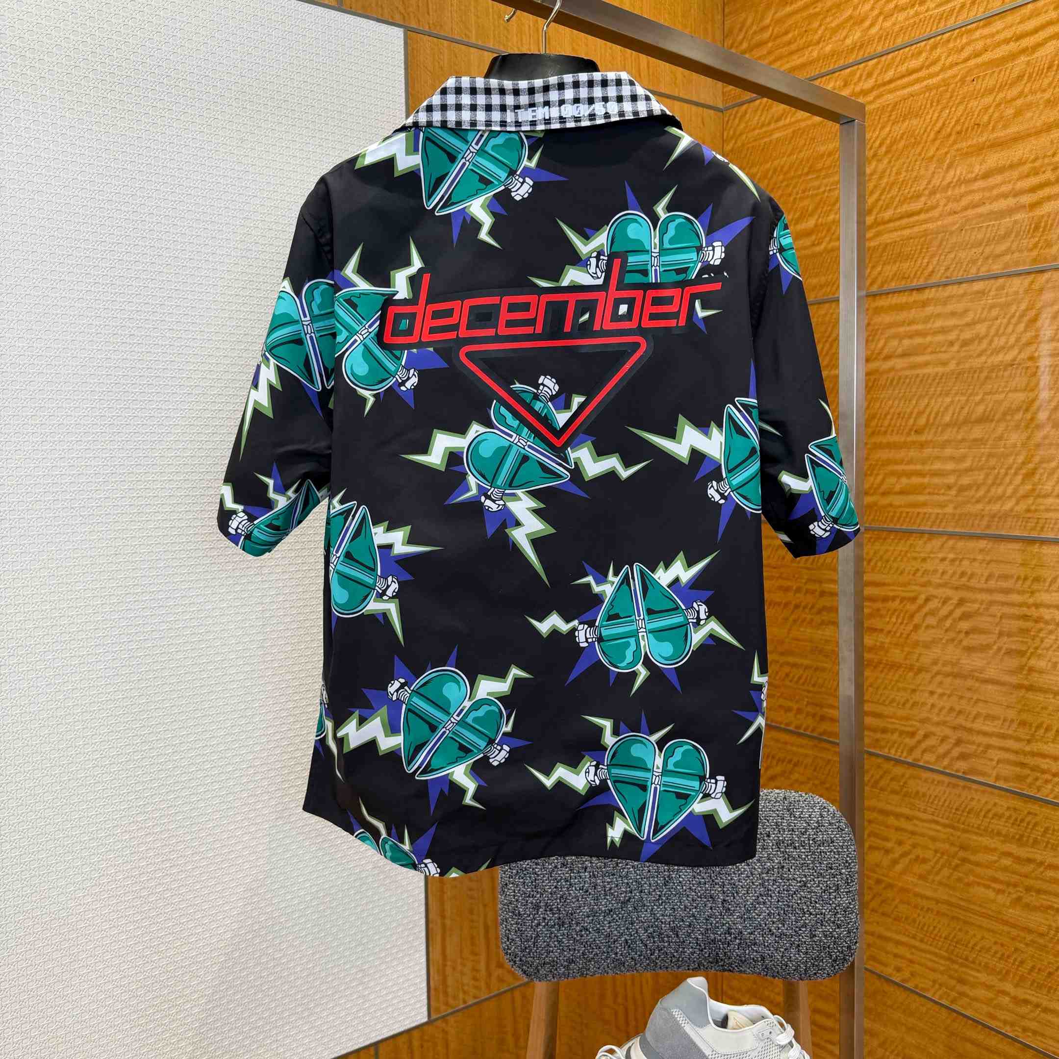 Prada Timecapsule Printed Cotton Shirt - DopestKickz