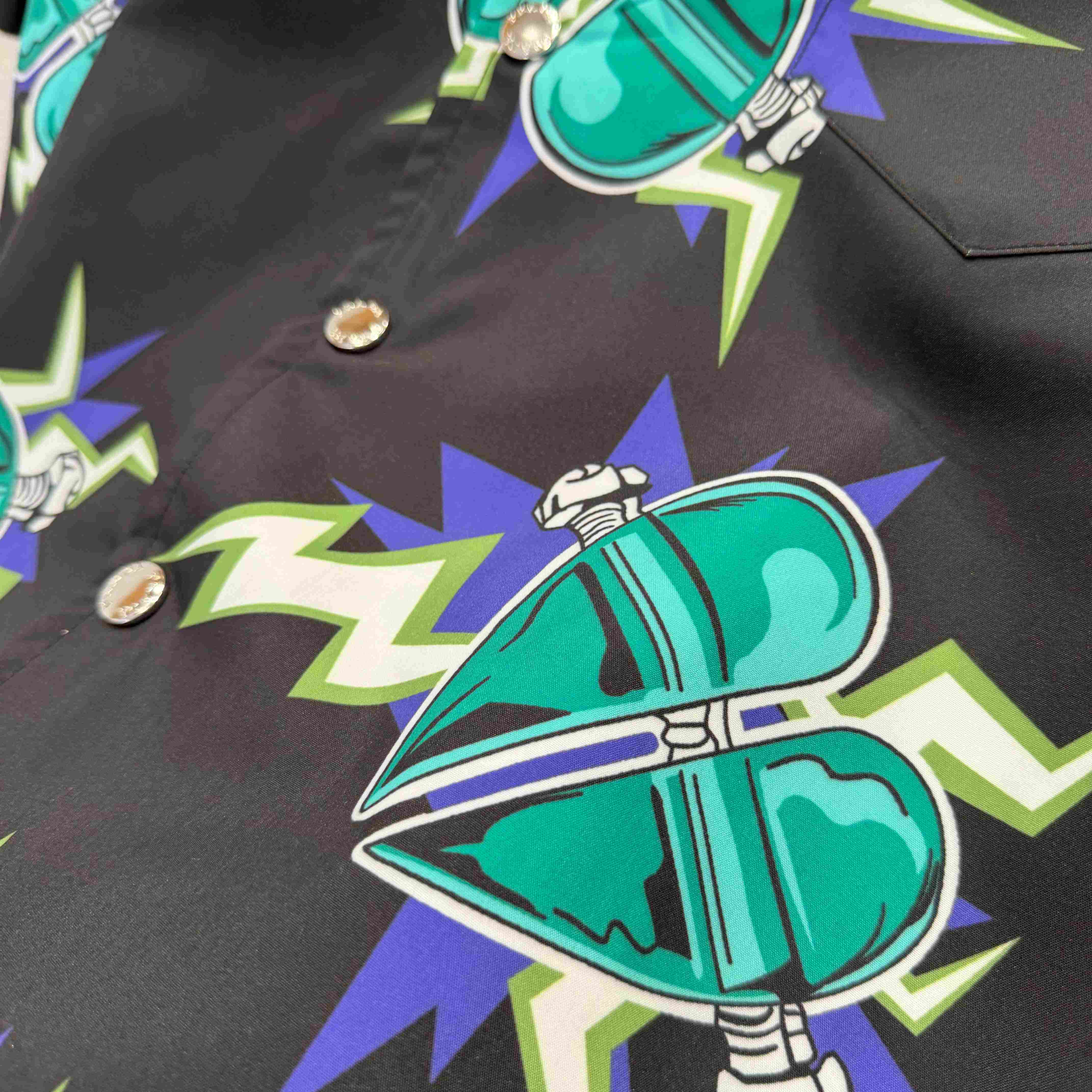 Prada Timecapsule Printed Cotton Shirt - DopestKickz