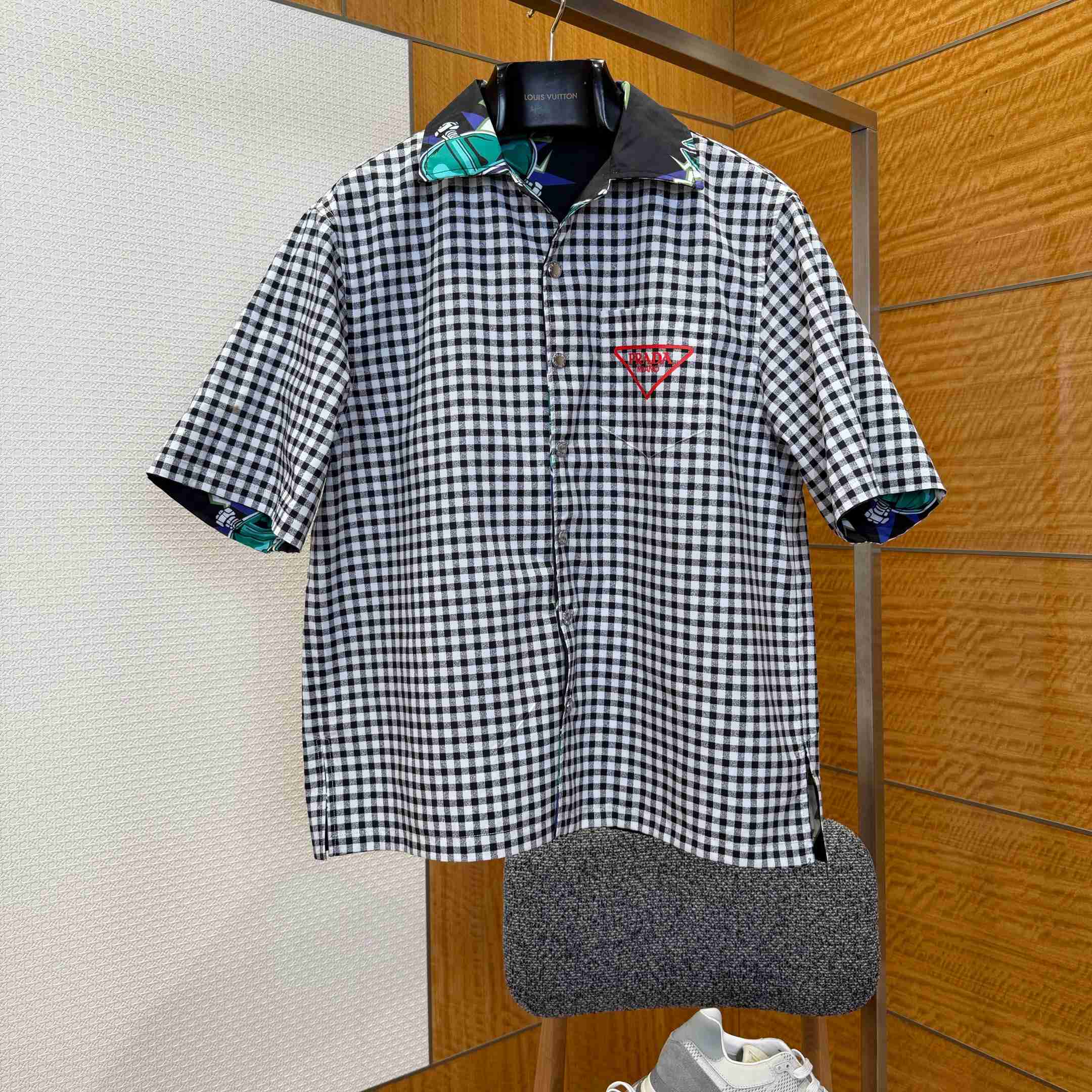 Prada Timecapsule Printed Cotton Shirt - DopestKickz