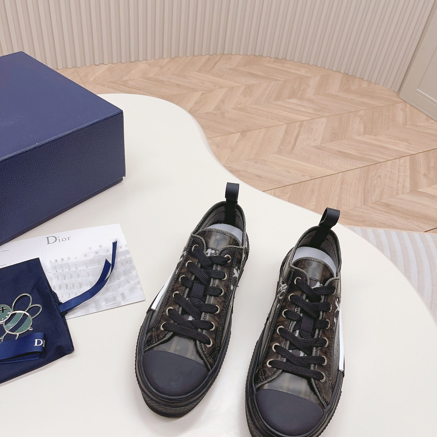 Dior B23 Low 'Dior Oblique - Black' - DopestKickz