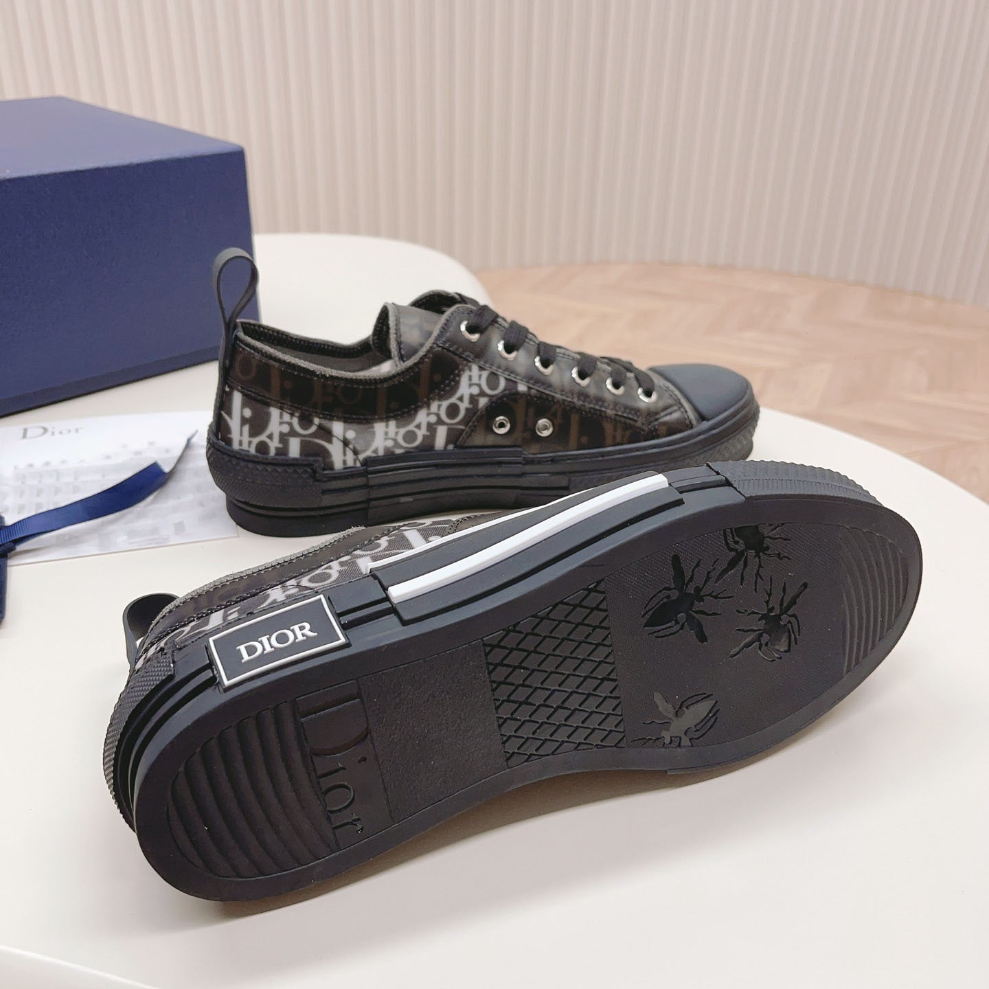 Dior B23 Low 'Dior Oblique - Black' - DopestKickz