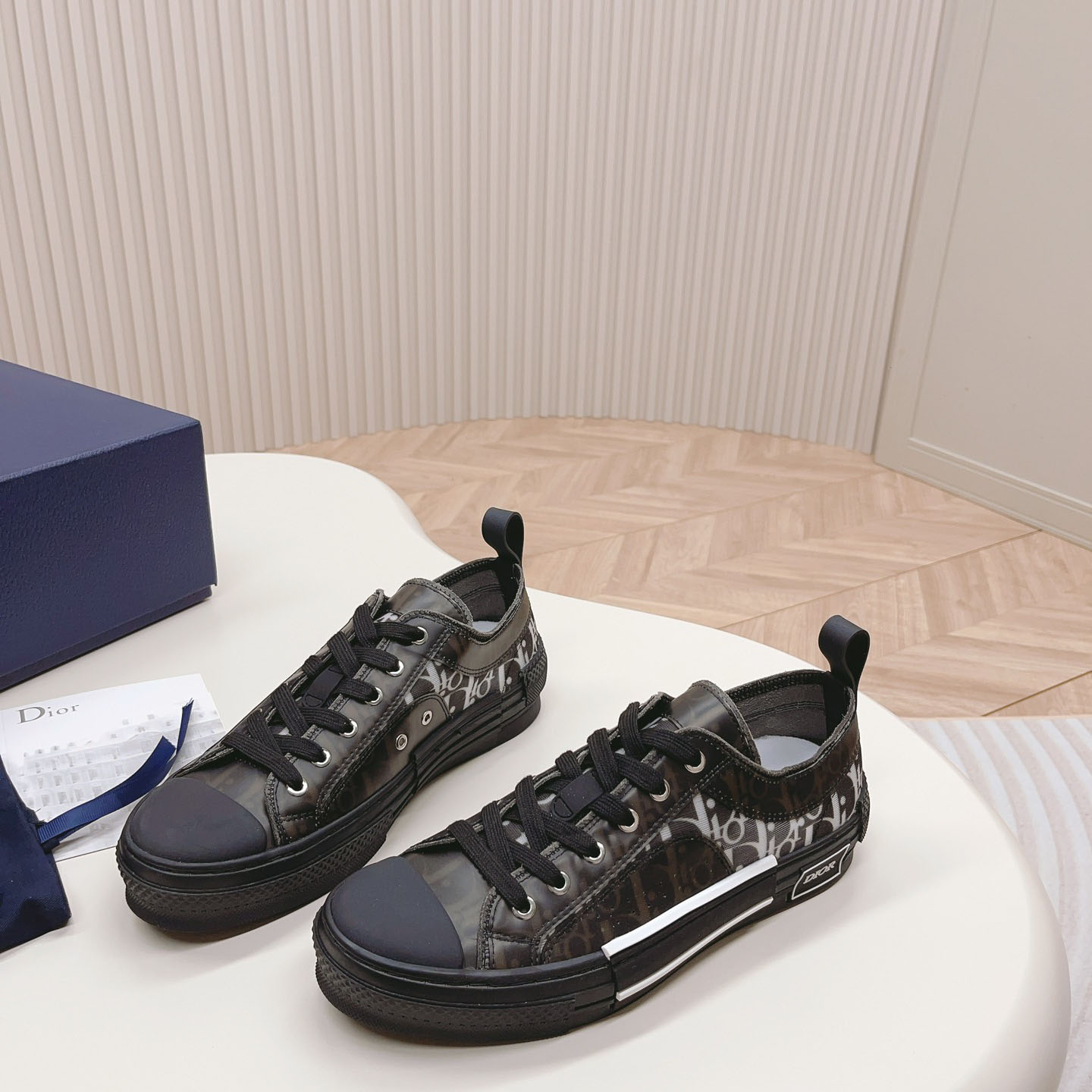 Dior B23 Low 'Dior Oblique - Black' - DopestKickz