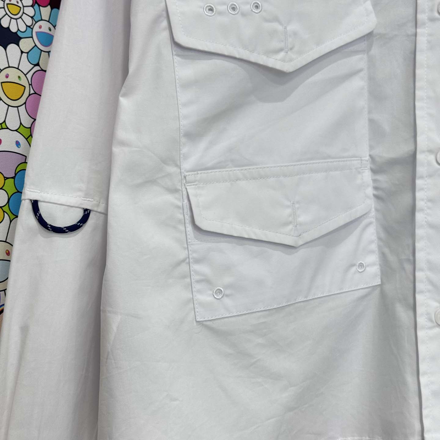 Miu Miu Logo-embroidered Cropped Poplin Shirt - DopestKickz