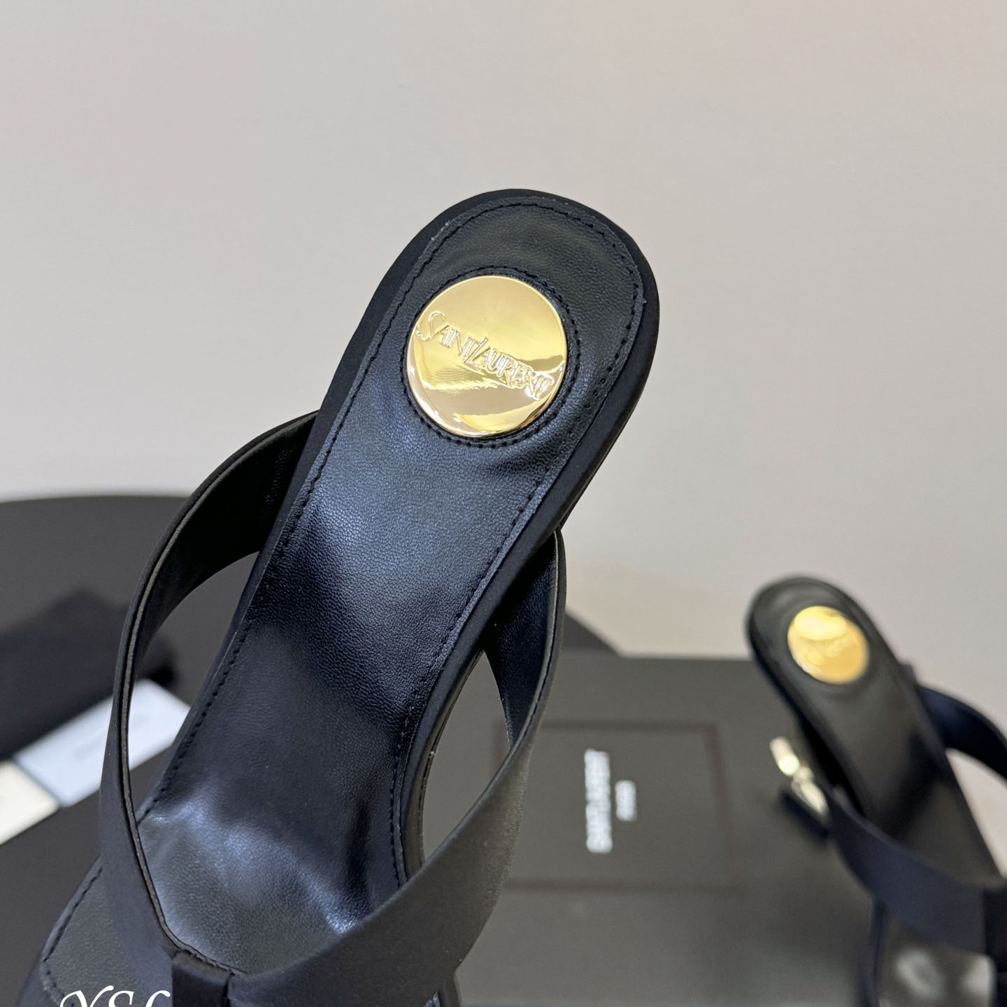 Saint Laurent OPYUM Mules In Satin  Crepe - DopestKickz