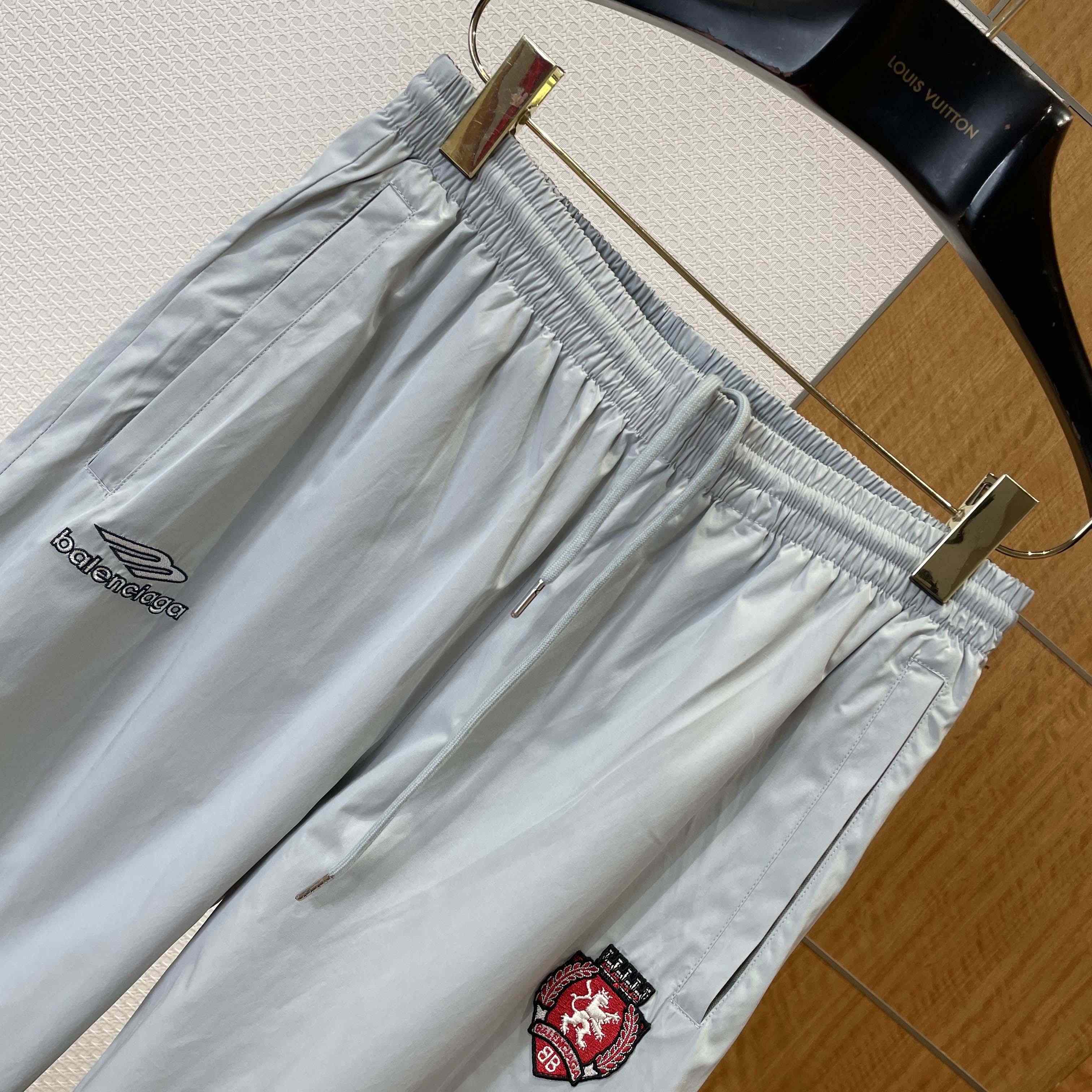 Balenciaga 3B Football Tracksuit Pants In New Grey - DopestKickz