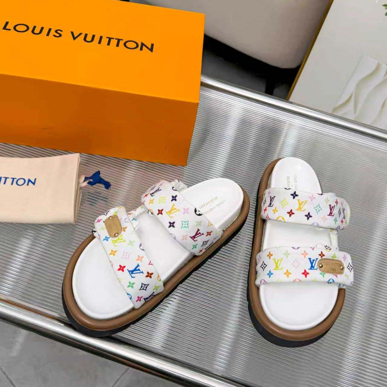 Louis Vuitton LV x TM Pool Pillow Comfort Mule   1AJNEW - DopestKickz