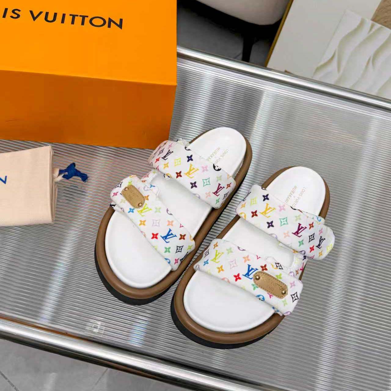 Louis Vuitton LV x TM Pool Pillow Comfort Mule   1AJNEW - DopestKickz