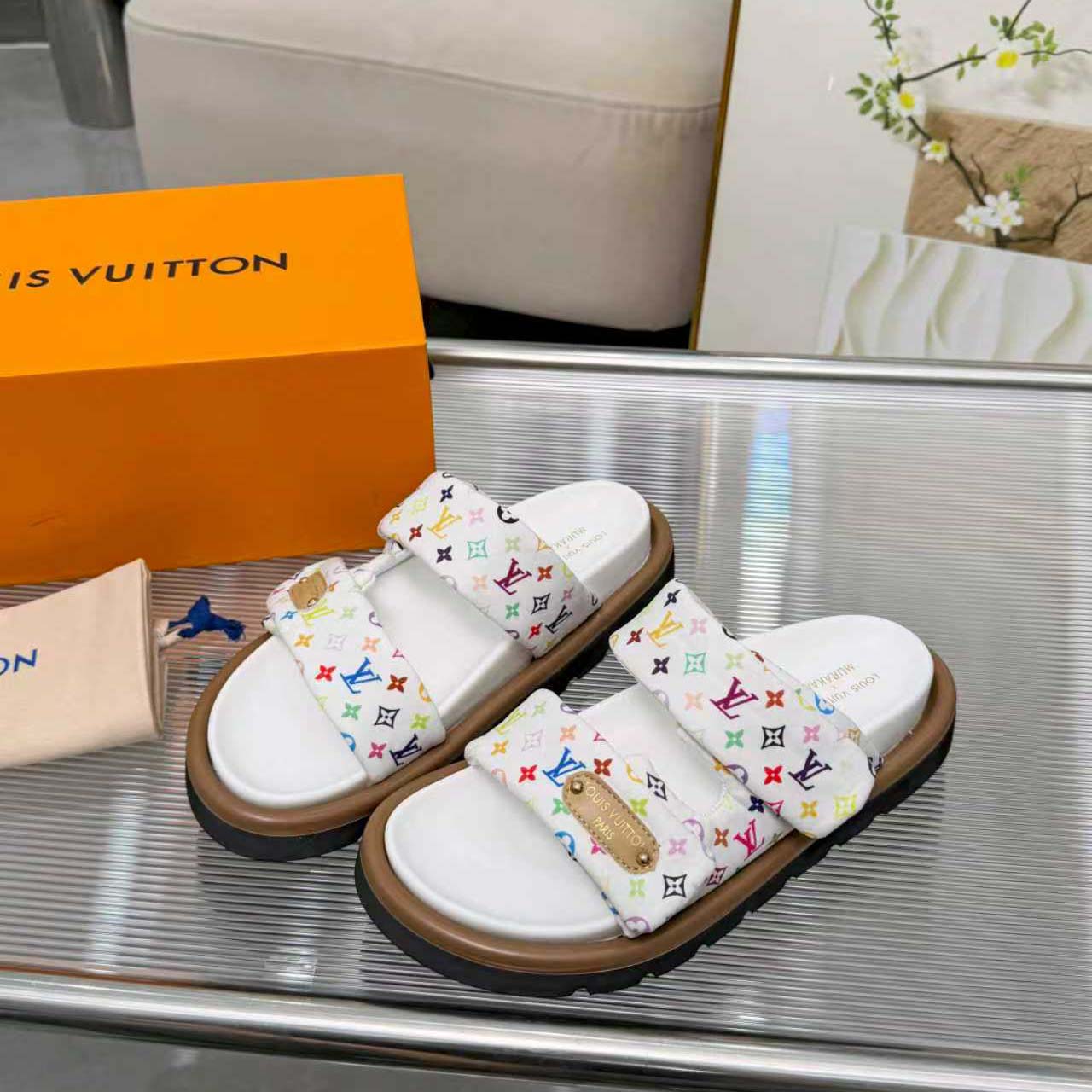 Louis Vuitton LV x TM Pool Pillow Comfort Mule   1AJNEW - DopestKickz