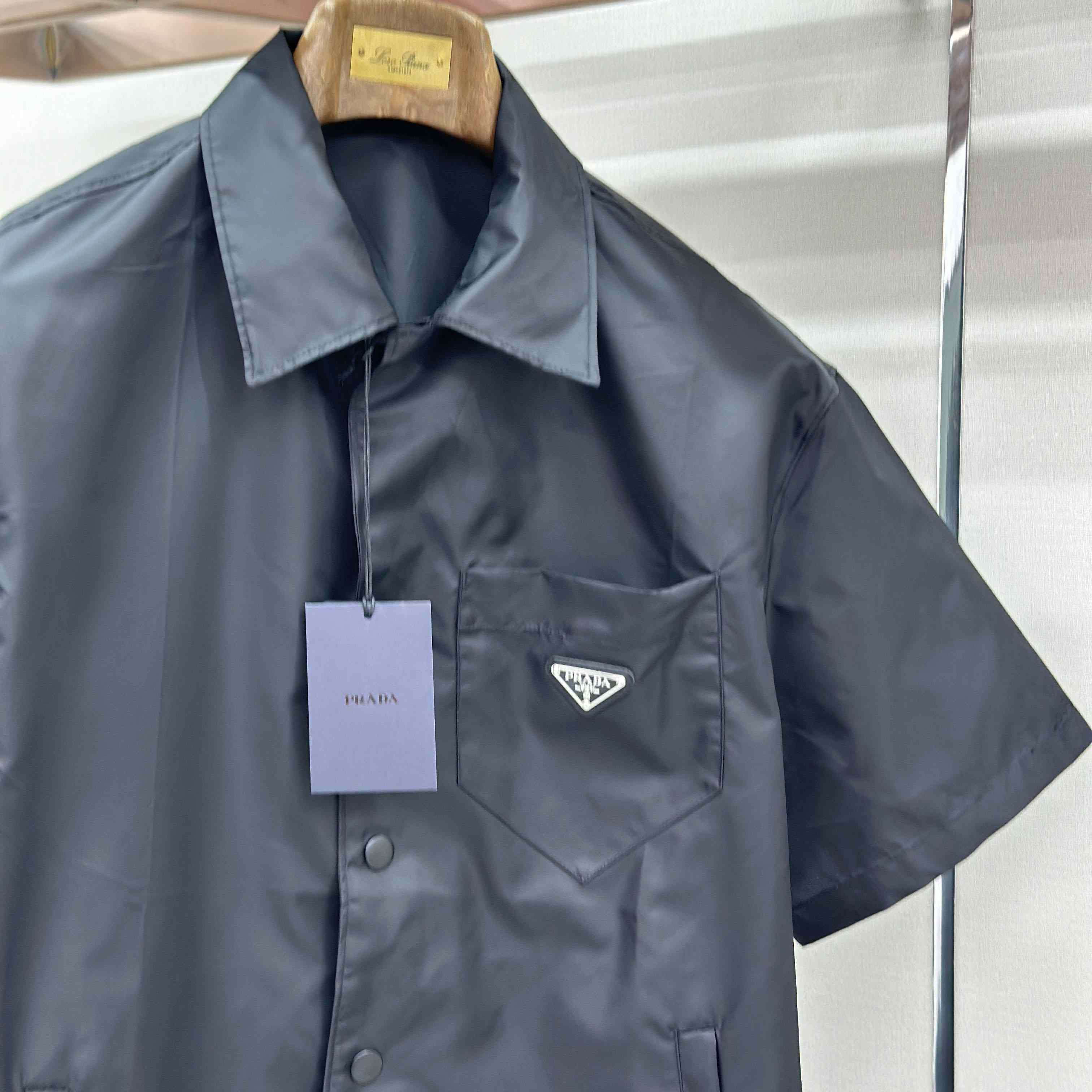 Prada Re-Nylon Short-Sleeved Shirt - DopestKickz