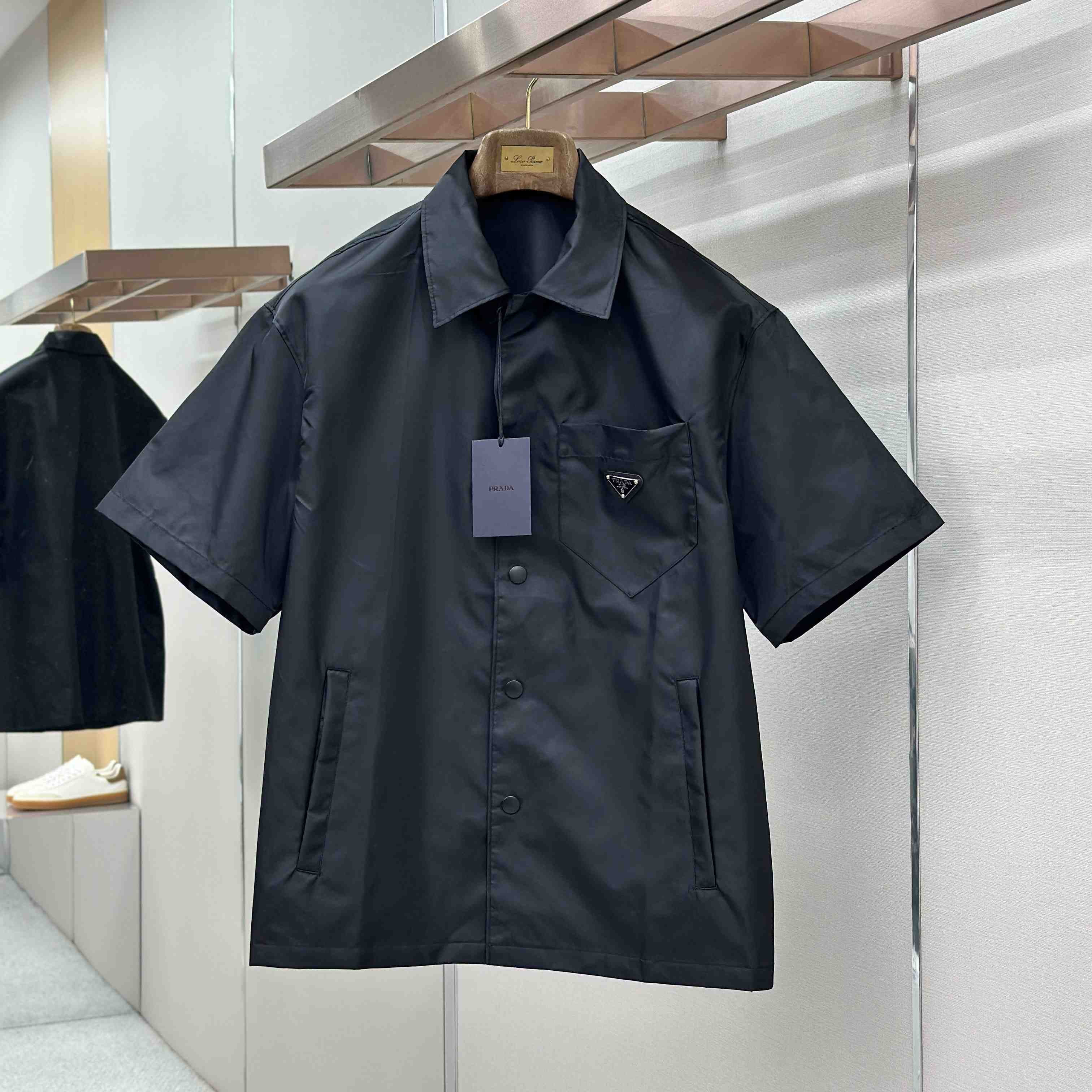 Prada Re-Nylon Short-Sleeved Shirt - DopestKickz