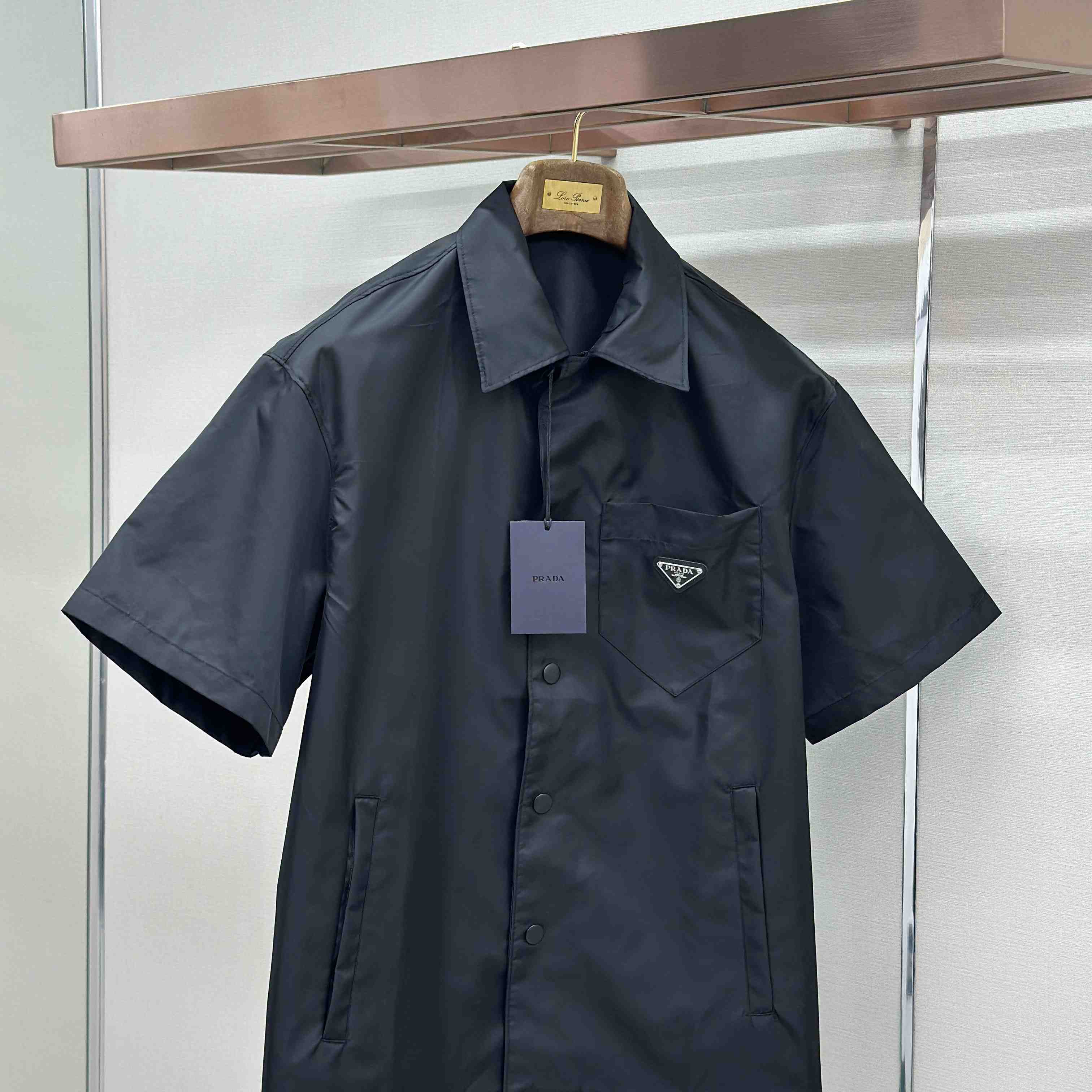 Prada Re-Nylon Short-Sleeved Shirt - DopestKickz