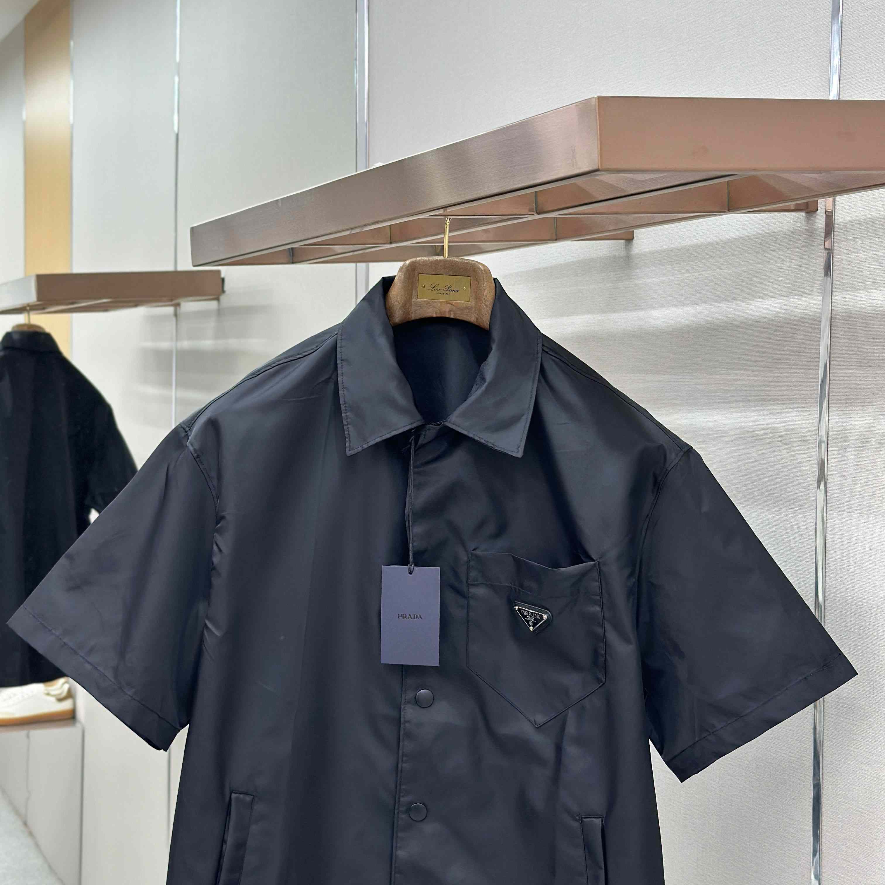 Prada Re-Nylon Short-Sleeved Shirt - DopestKickz