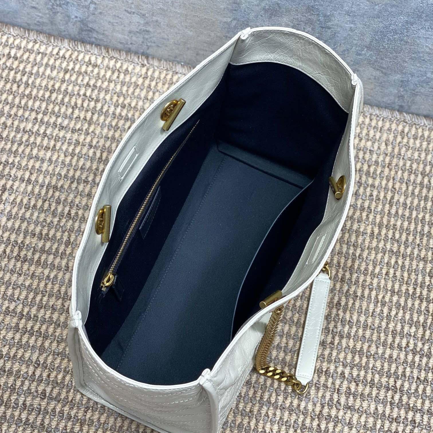 Saint Laurent Nini Shopping In Vintage Leather - DopestKickz