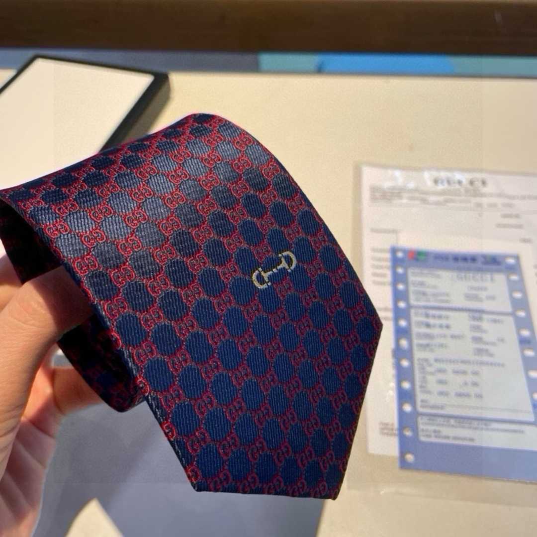 Gucci GG Silk Jacquard Tie - DopestKickz