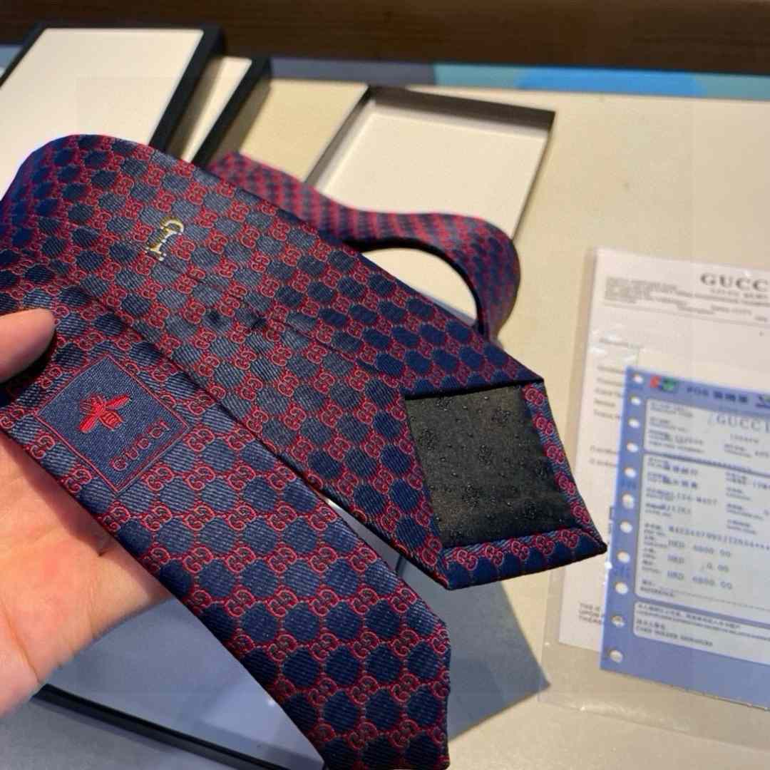 Gucci GG Silk Jacquard Tie - DopestKickz