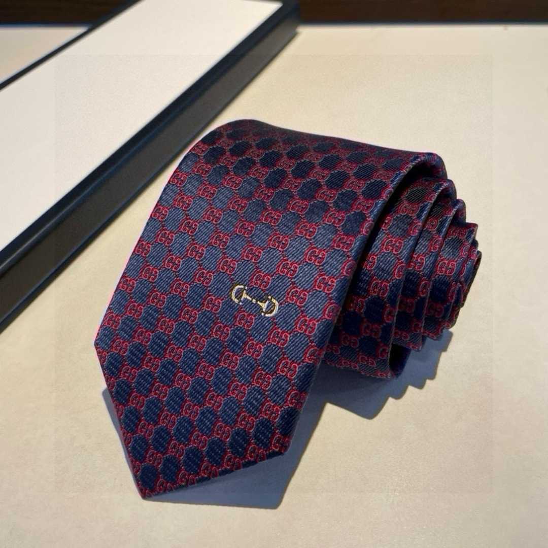 Gucci GG Silk Jacquard Tie - DopestKickz