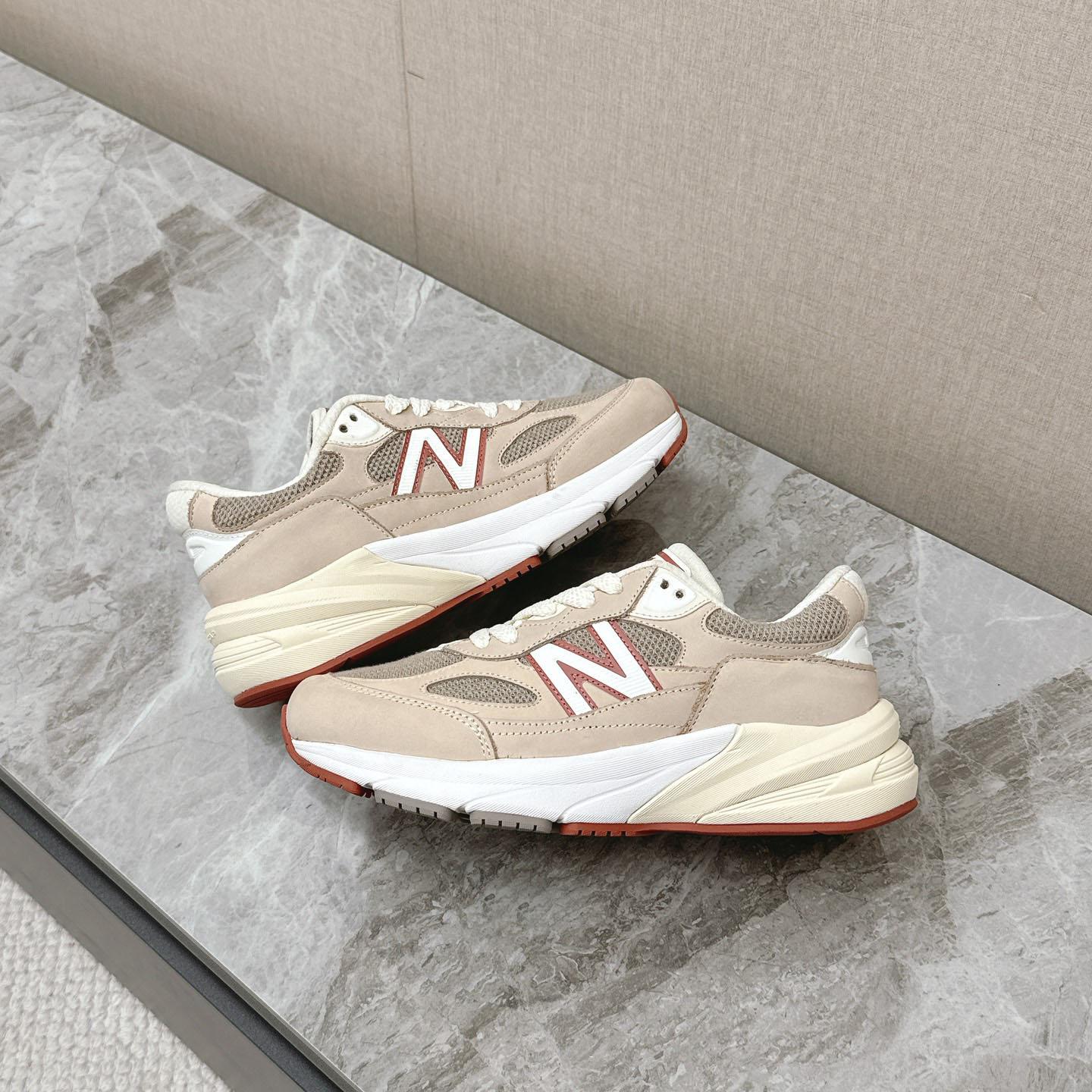 Loro Piana x New Balance 990v6 Made in USA 'Raw Cashew' - DopestKickz