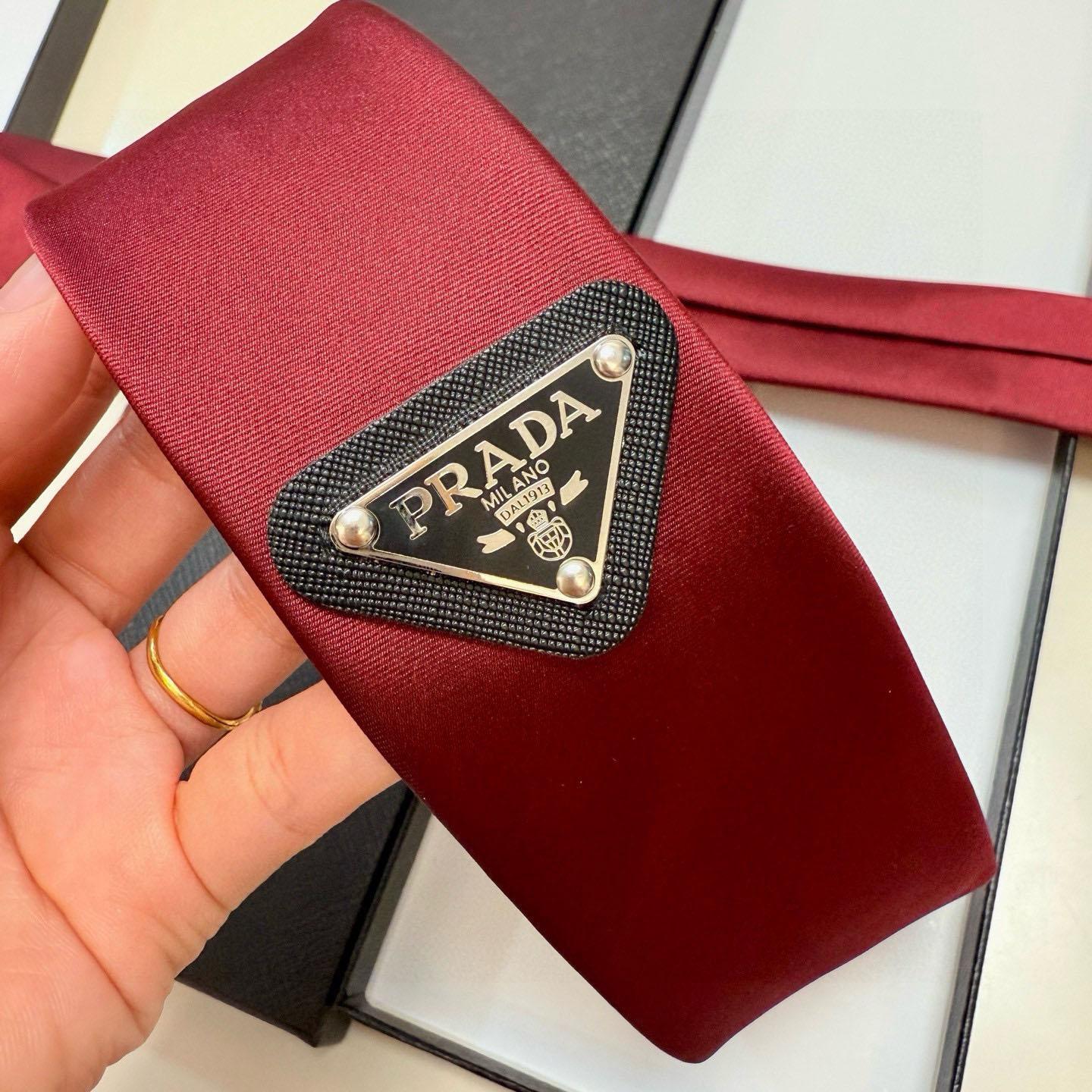Prada Prada Logo Tie - DopestKickz