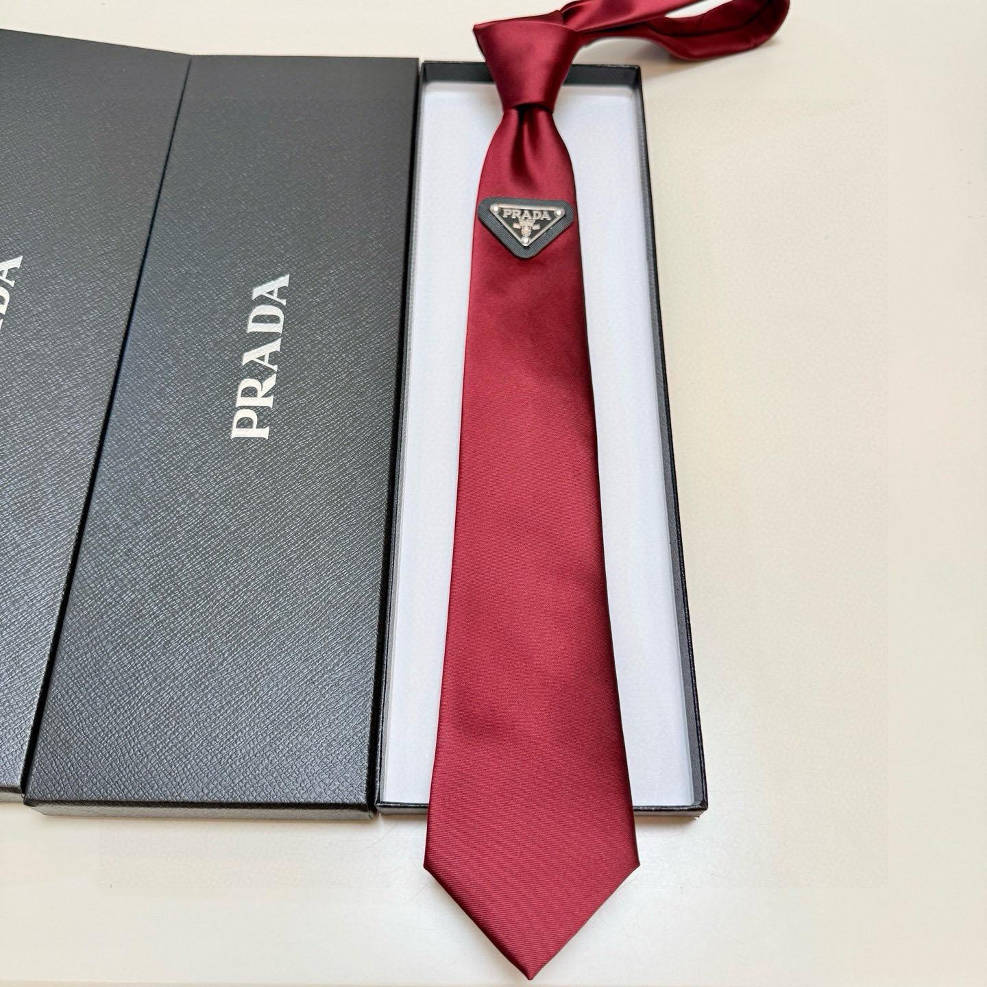 Prada Prada Logo Tie - DopestKickz