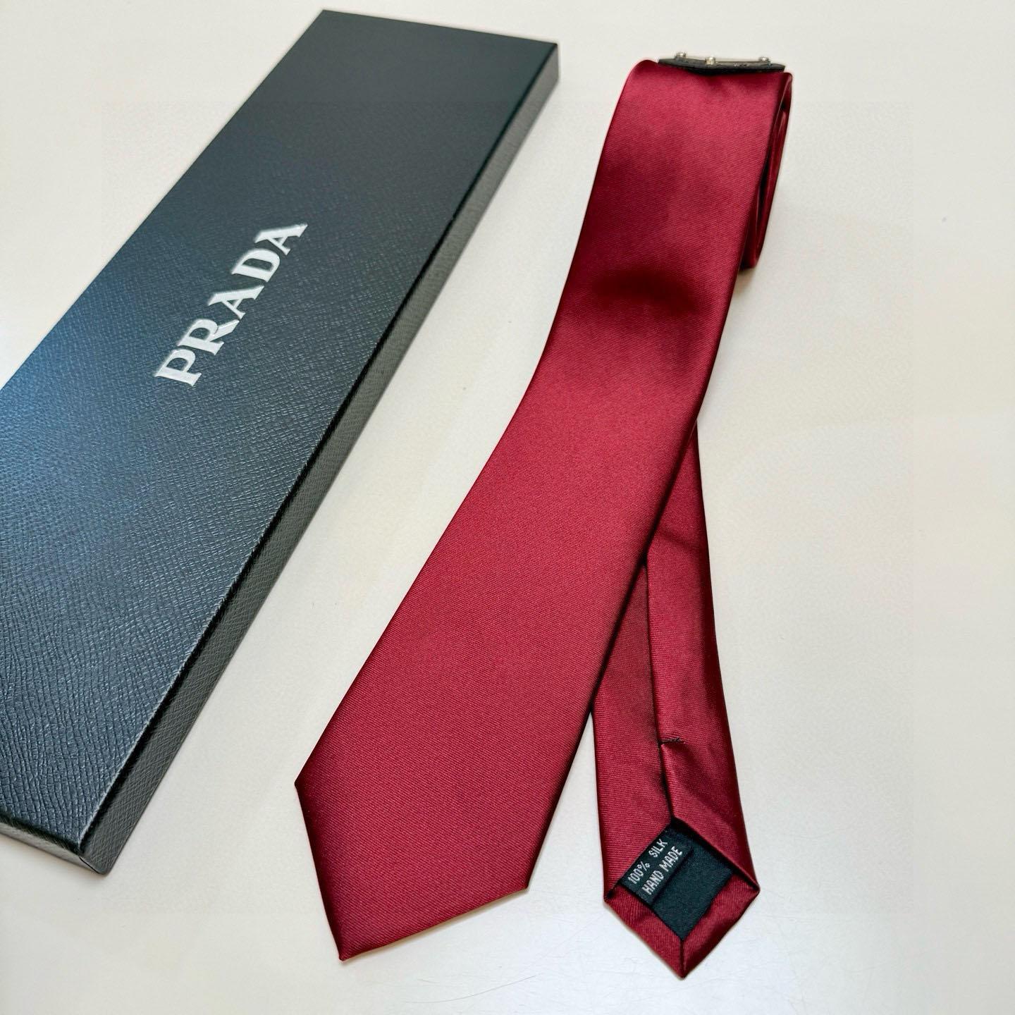 Prada Prada Logo Tie - DopestKickz