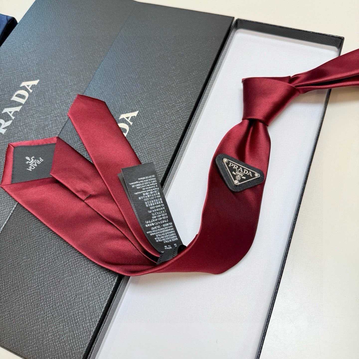 Prada Prada Logo Tie - DopestKickz