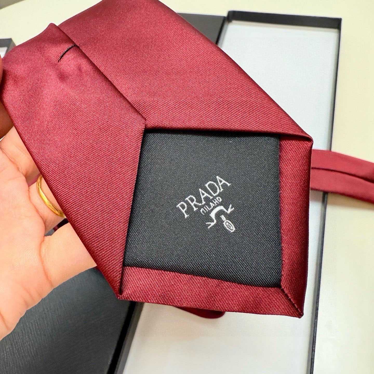 Prada Prada Logo Tie - DopestKickz