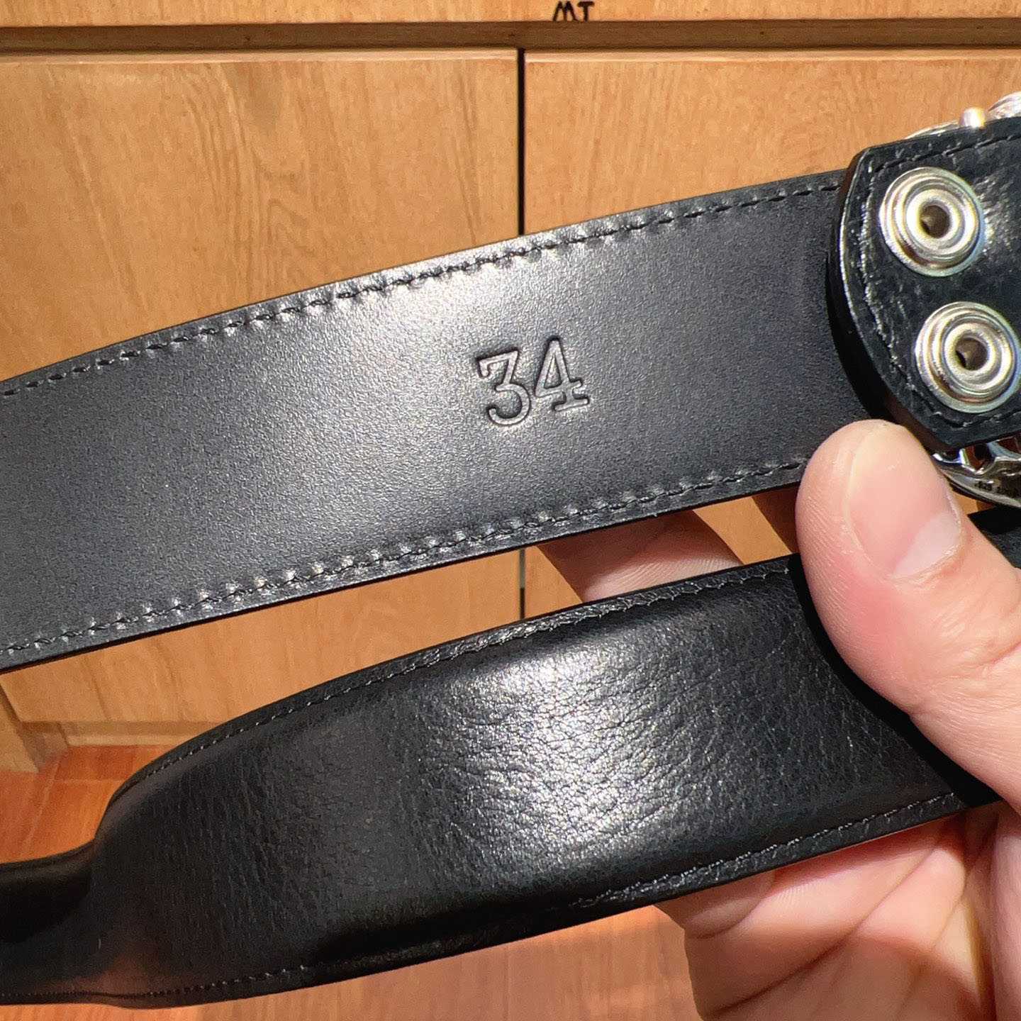 Chrome Hearts Leather Belt   - DopestKickz