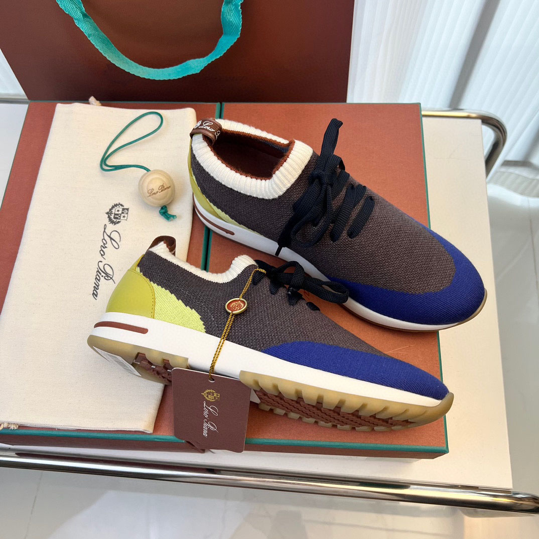 Loro Piana 360 Flexy Walk Colorama Wish Silk Sneakers - DopestKickz