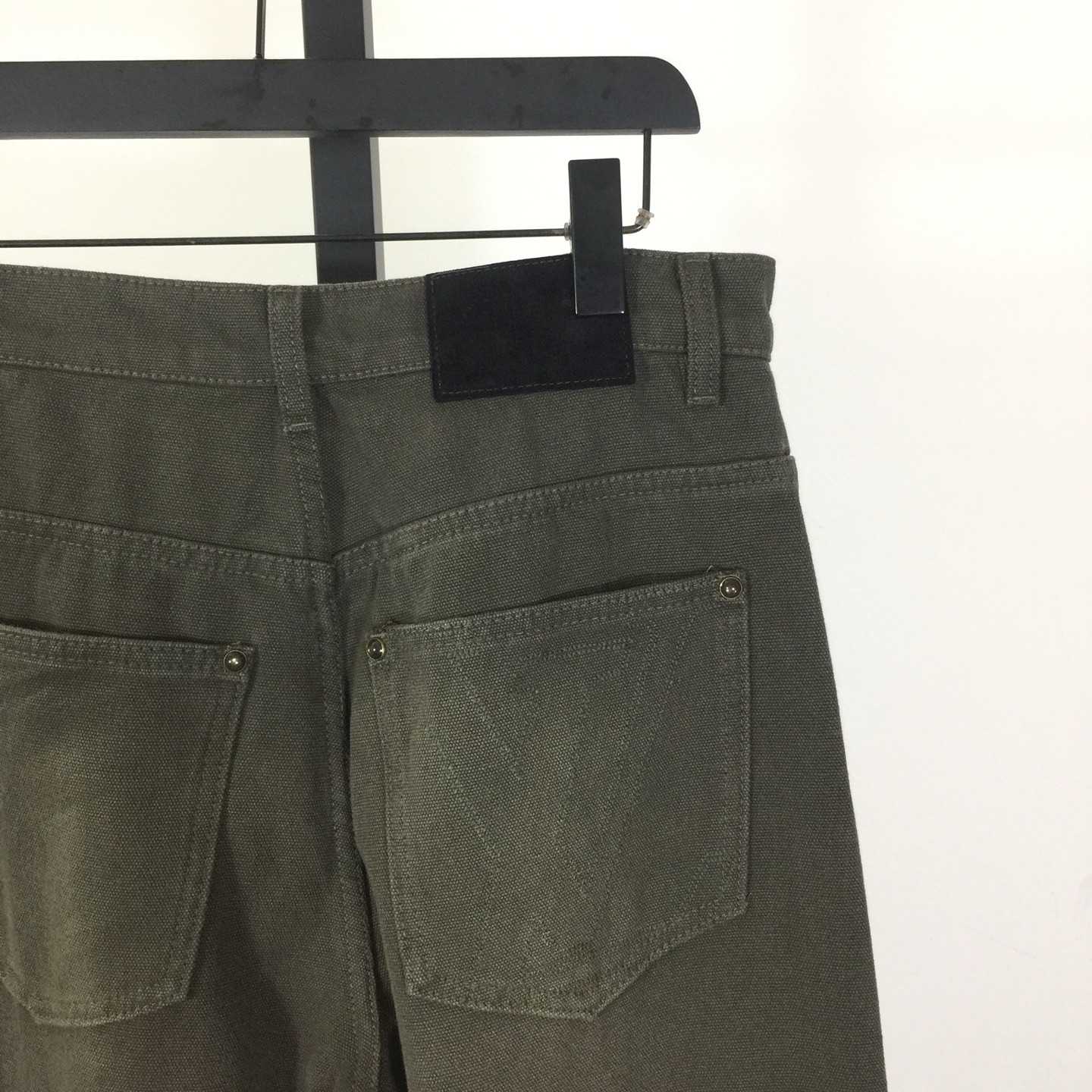 Louis Vuitton Waxed Denim Pants With Signature Turn-Ups   1AJCU6 - DopestKickz