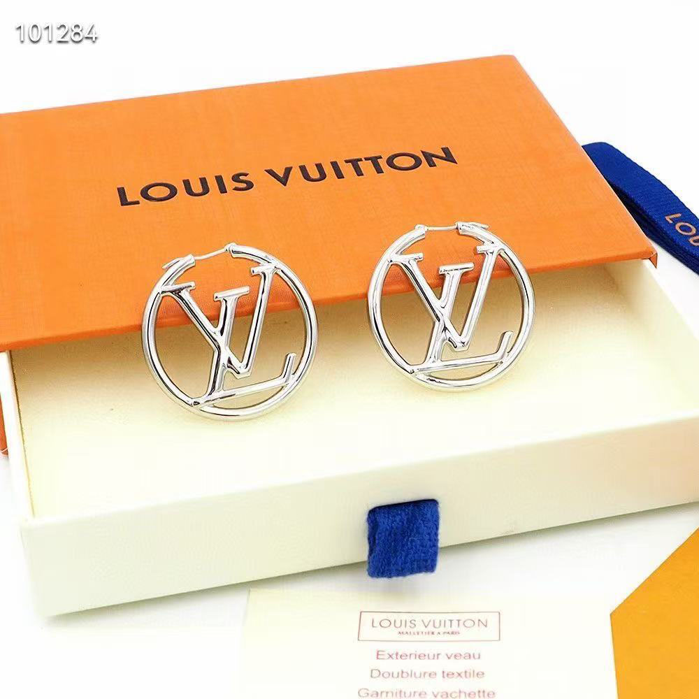 Louis Vuitton Louise Hoop GM Earrings - DopestKickz