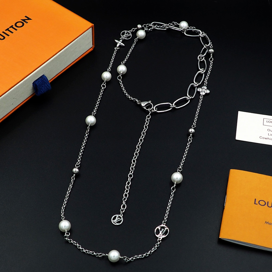 Louis Vuitton LV Mix Chains Necklace   M02516 - DopestKickz