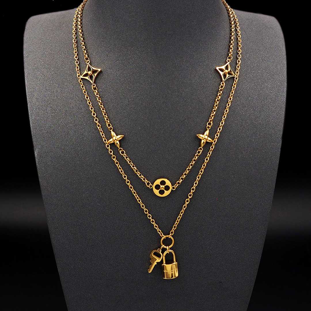Louis Vuitton LV Iconic Charms Necklace  M02494 - DopestKickz