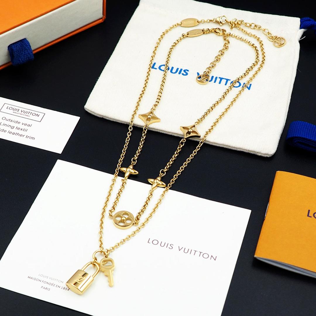 Louis Vuitton LV Iconic Charms Necklace  M02494 - DopestKickz