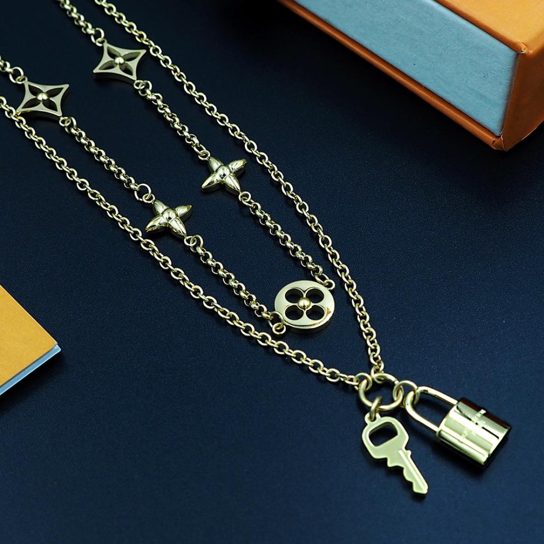 Louis Vuitton LV Iconic Charms Necklace  M02494 - DopestKickz
