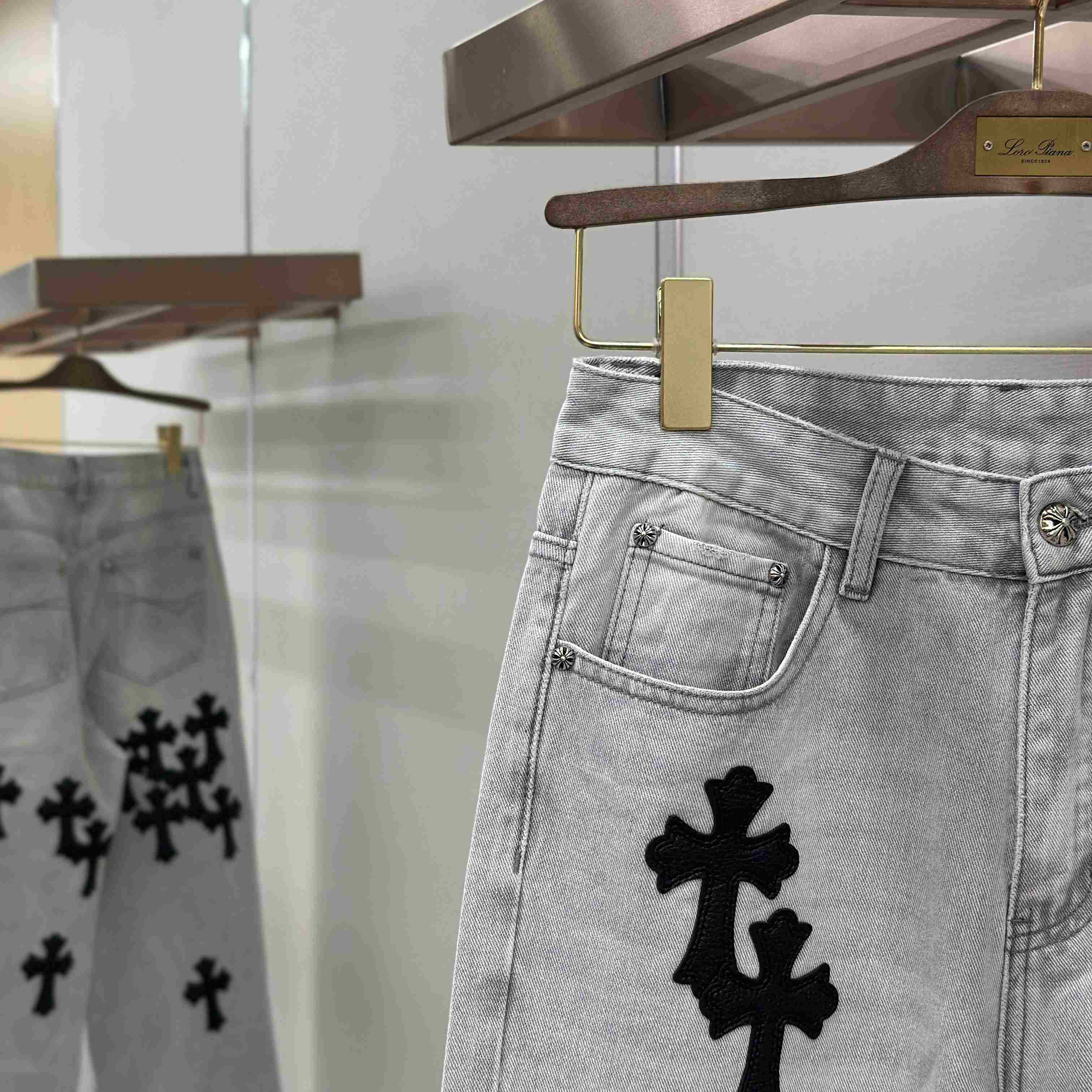 Chrome Hearts Jeans - DopestKickz