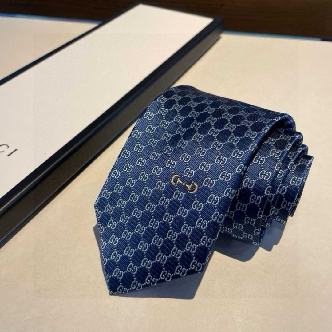 Gucci GG Silk Jacquard Tie - DopestKickz