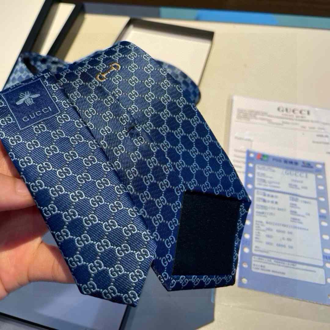 Gucci GG Silk Jacquard Tie - DopestKickz