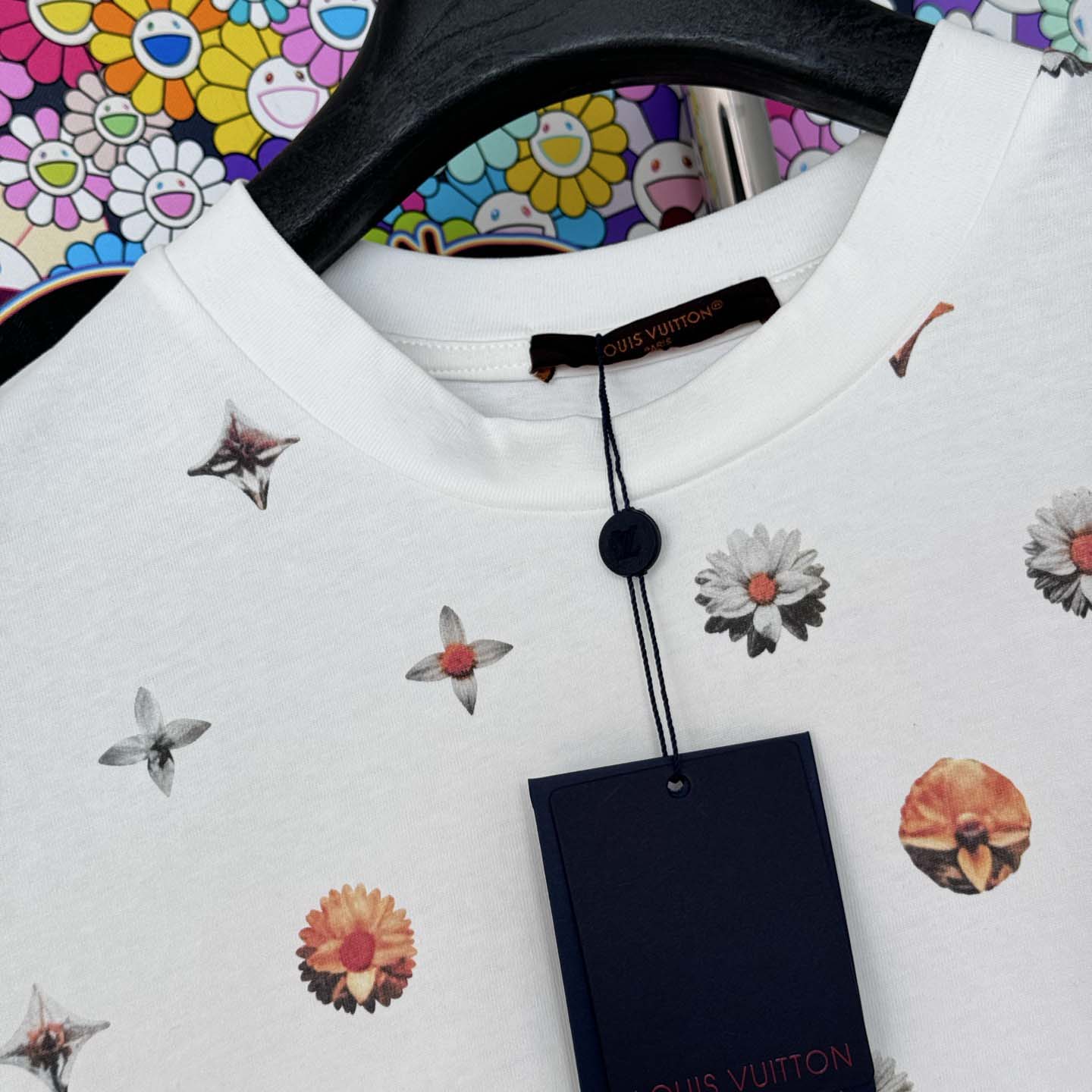  Louis Vuitton Overprinted Monogram Jacquard T-Shirt   1AJRAF - DopestKickz